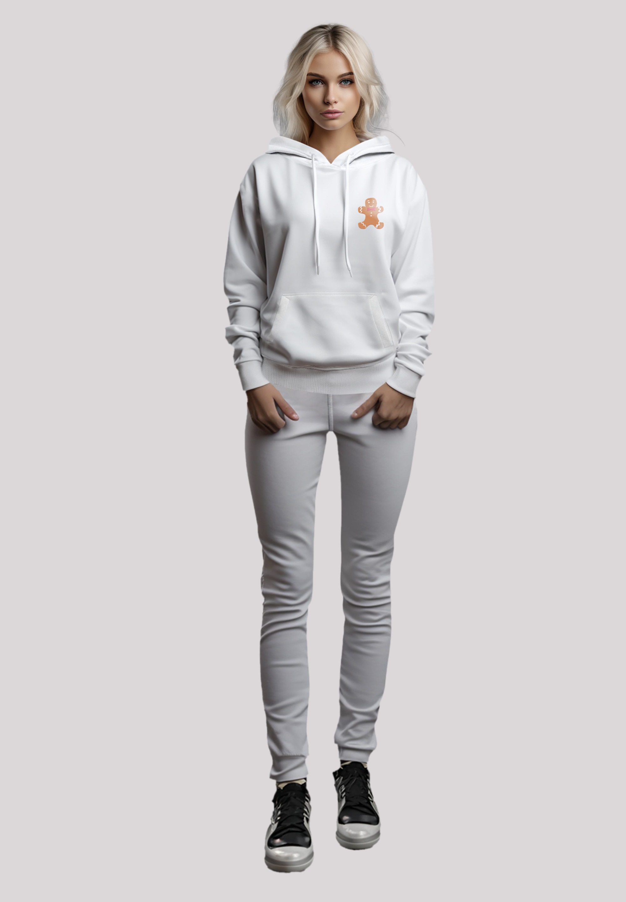 F4NT4STIC Kapuzenpullover »Weihnachten Lebkuchen Männchen«, Premium Qualität, Weihnachten, Geschenk