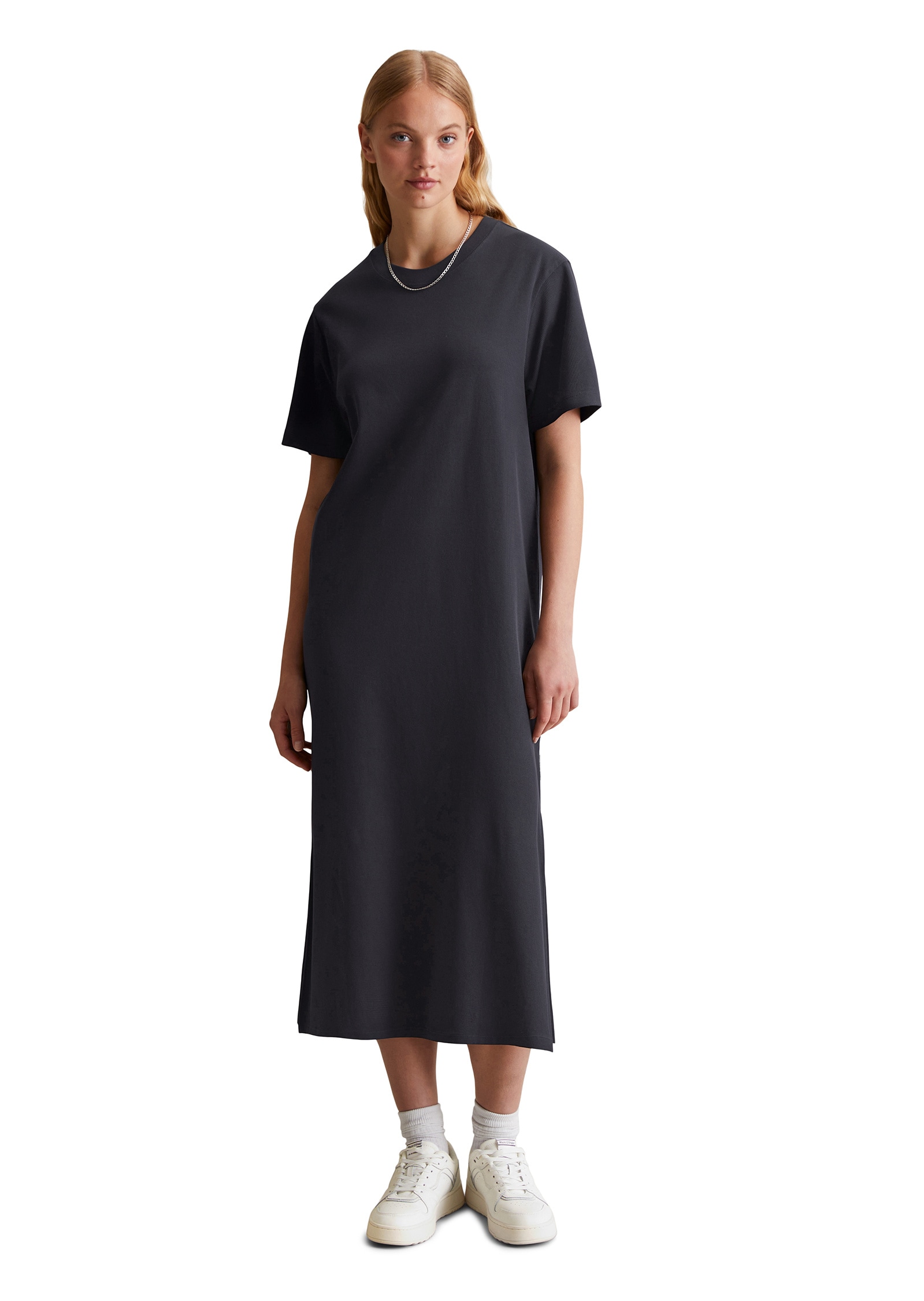 Marc O'Polo DENIM Jerseykleid »aus gerippter Bio-Baumwolle«