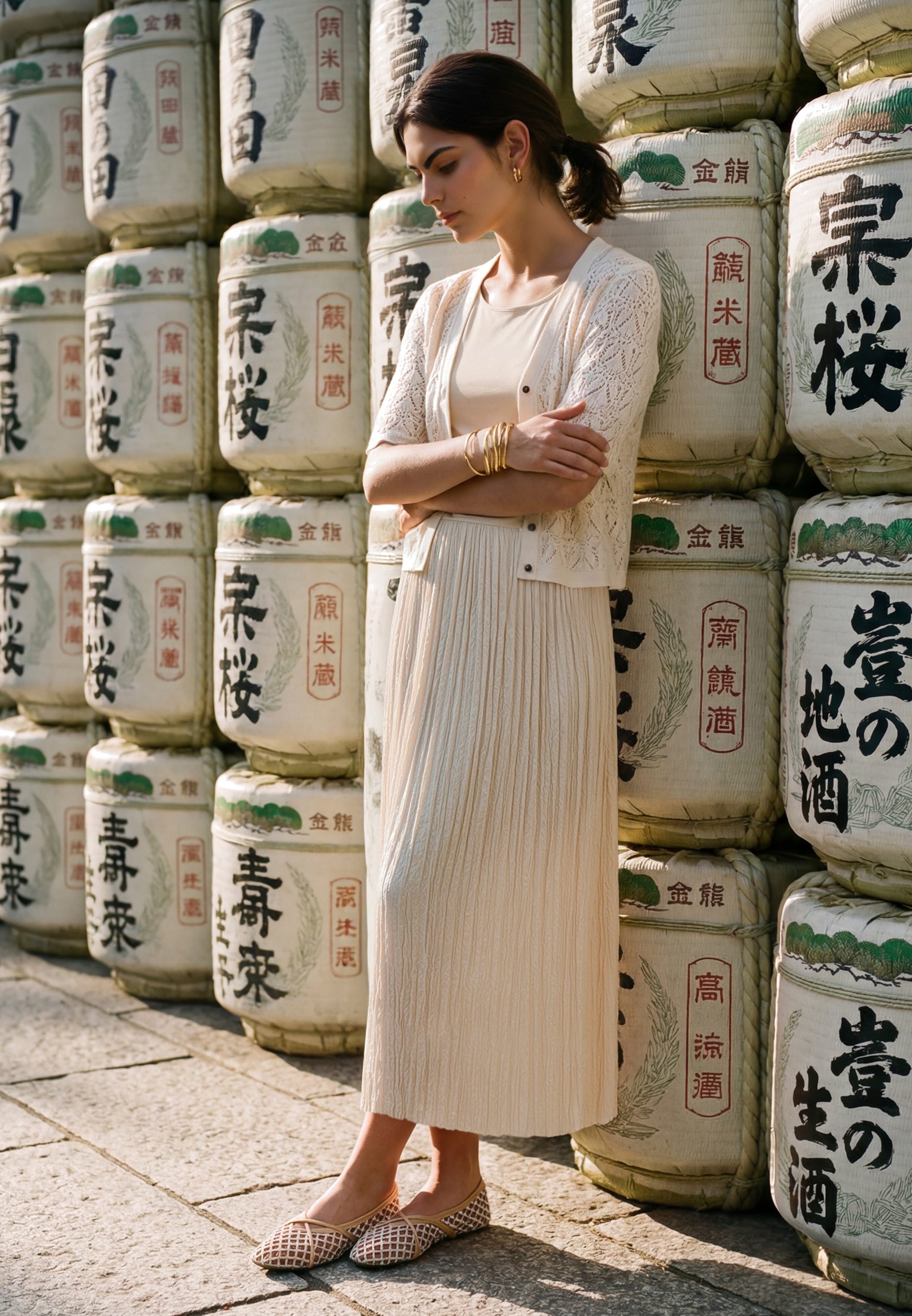 Vera Mont Sommerkleid »Damen mit Plissee« Ohne Tasche