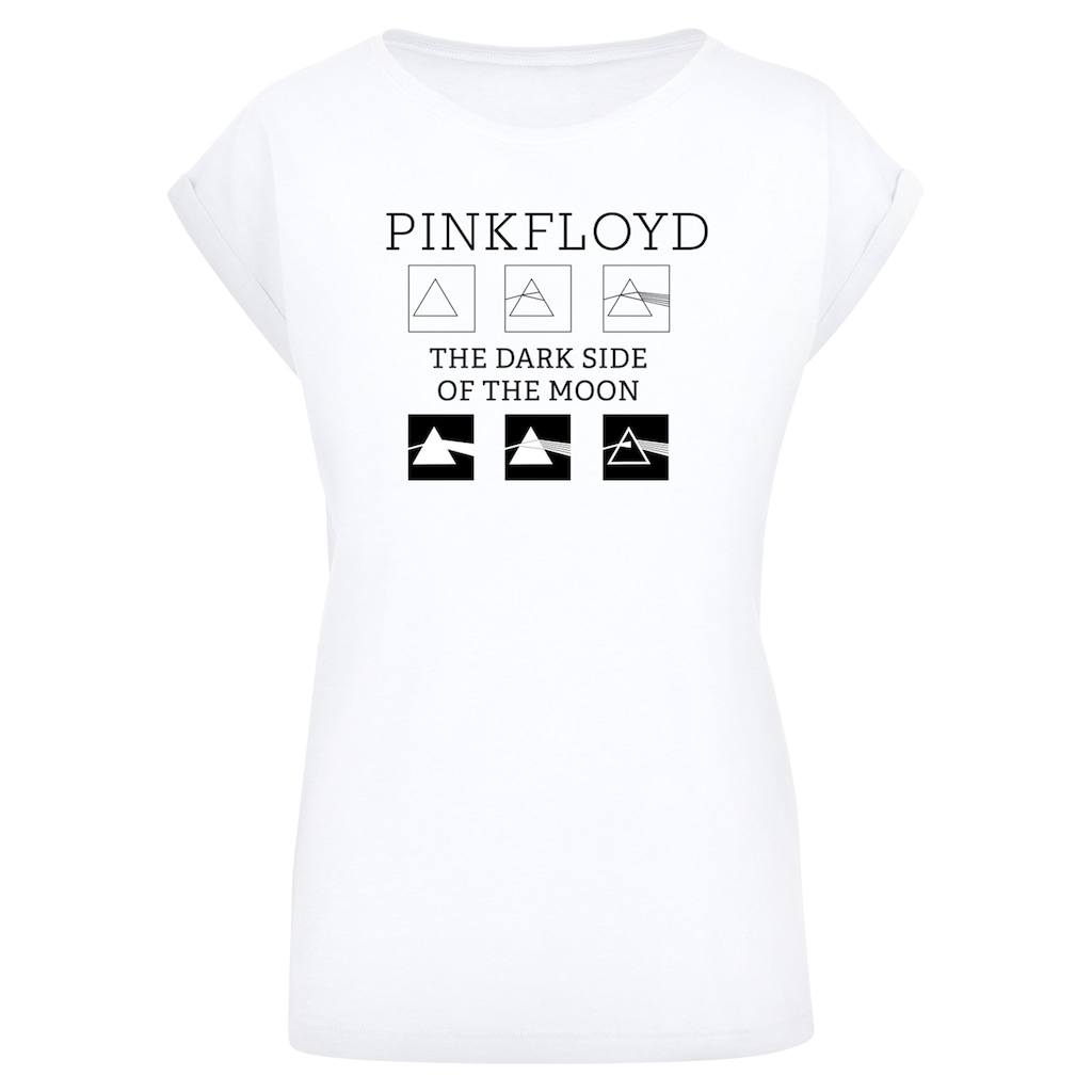 F4NT4STIC T-Shirt »Pink Floyd Pyramids Minimalistic Prism Logo Dreieck«