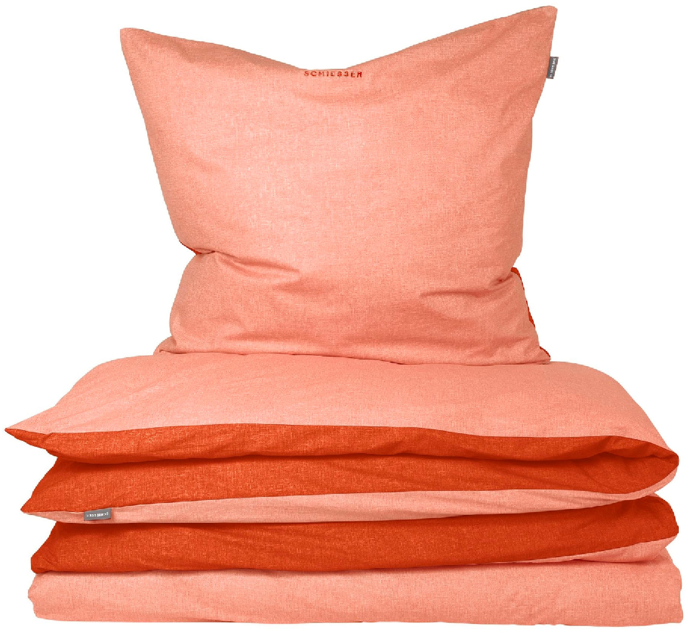 Schiesser "Doubleface aus weicher Baumwolle mit edlem Melangeeffekt" 2 Stk. günstig online kaufen