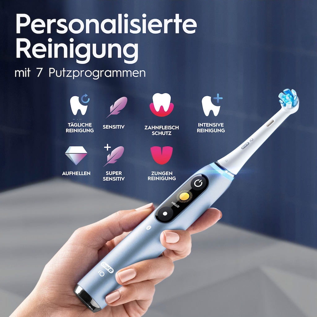 Oral-B Elektrische Zahnbürste »iO 9 Luxe Edition«, 1 St. Aufsteckbürsten