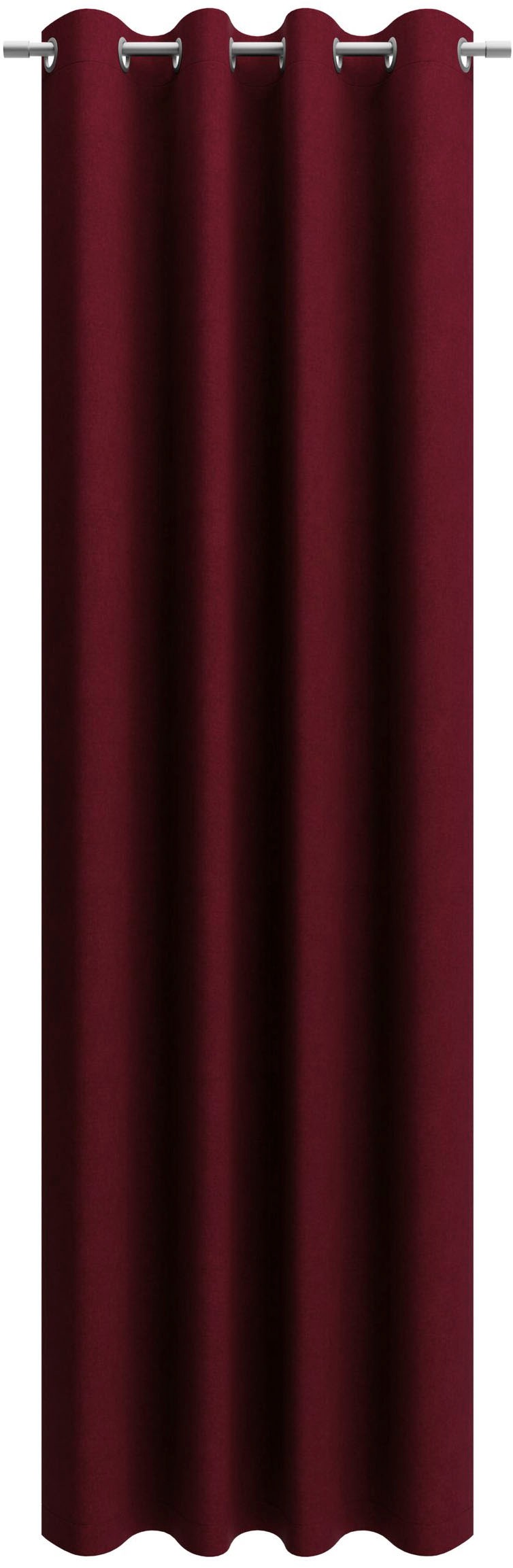 Neutex for you Vorhang "BELMONDO" Ösen 1 Stk. tlg. Uni mit samtiger Oberflä günstig online kaufen