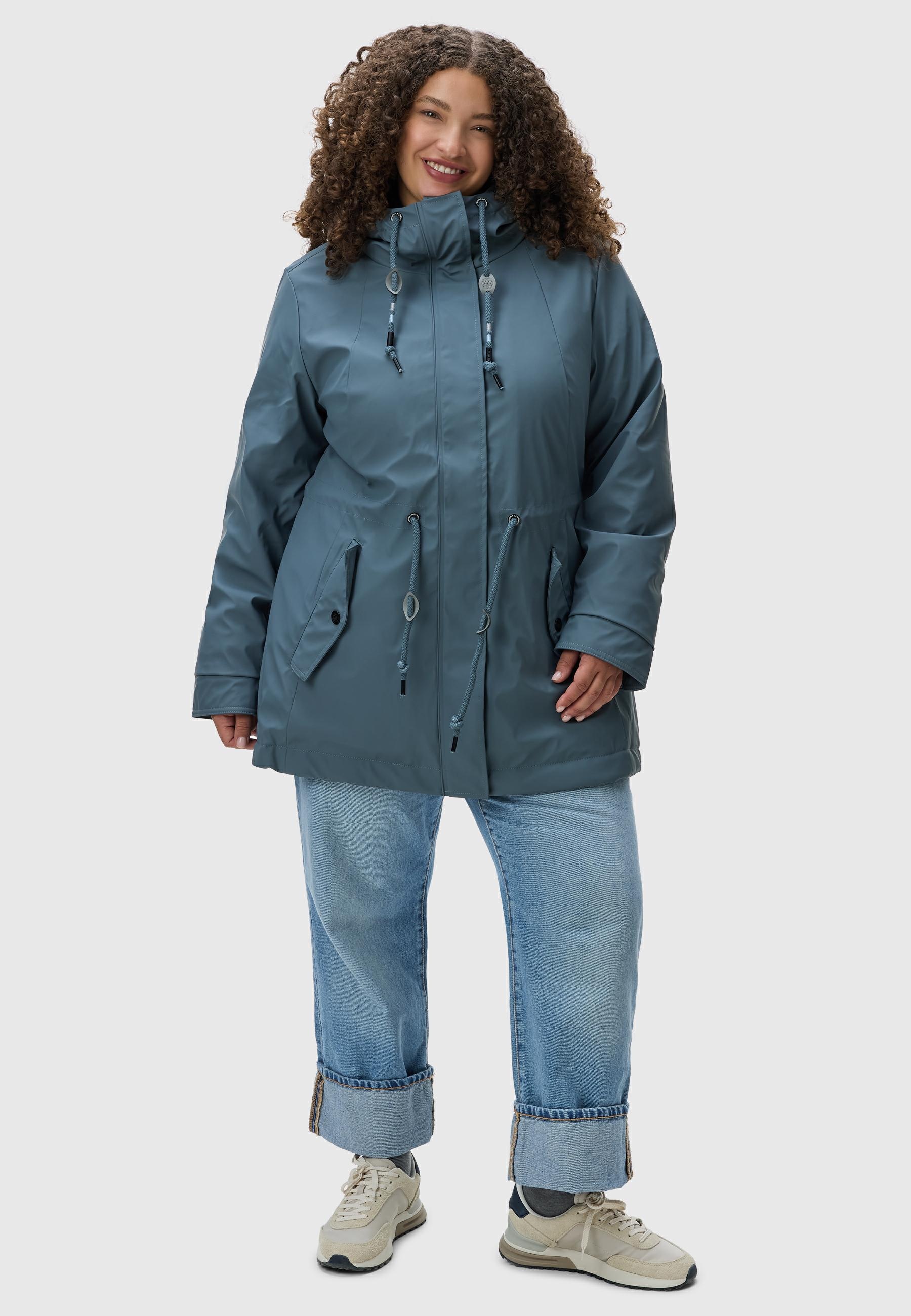 Ragwear Wintermantel "Monadis Rainy II Intl.", sportlicher, wasserdichter Parka für den Winter