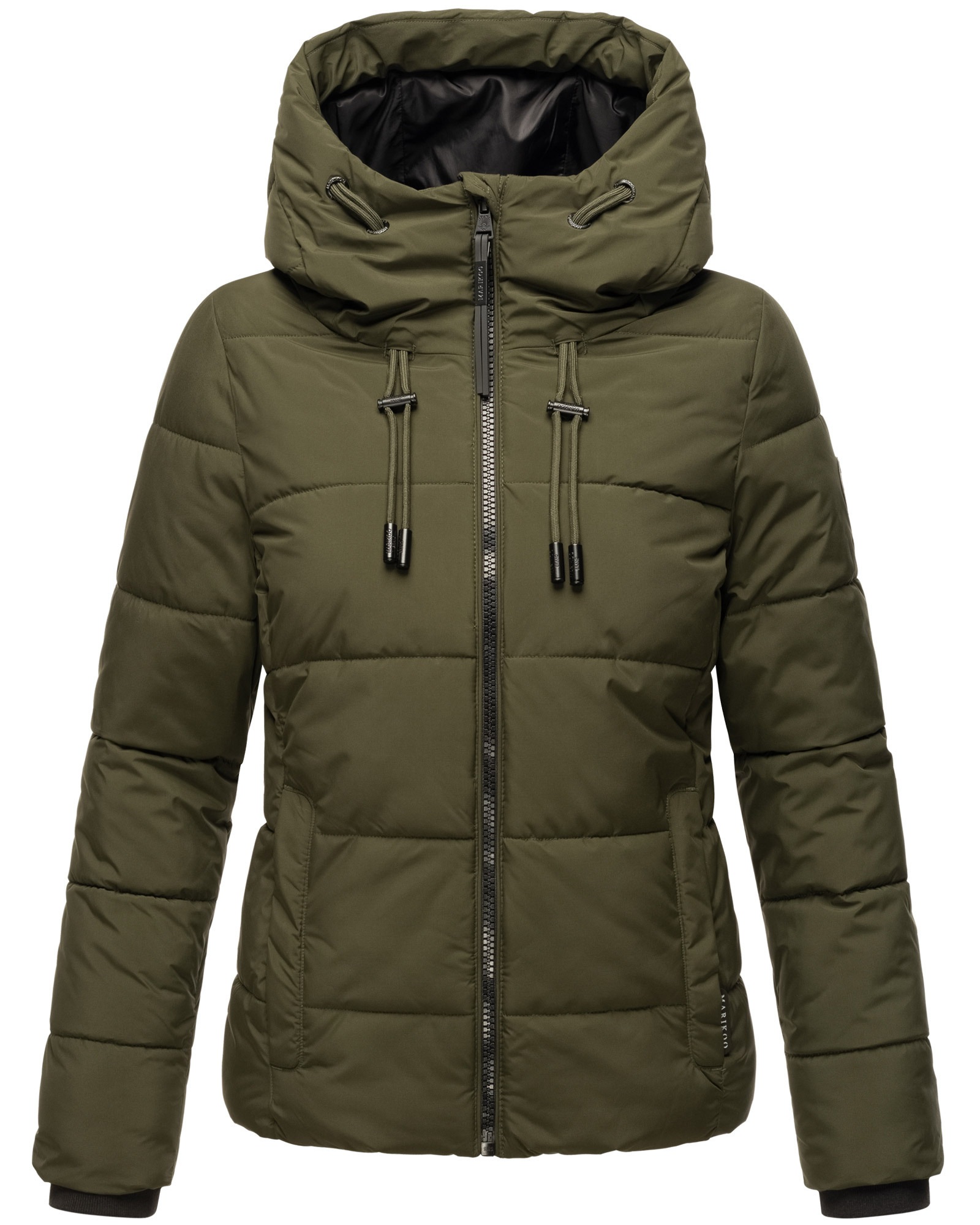 Mit breiter für BAUR Marikoo Steppung Winterjacke und | »Shimoaa großer bestellen XVI«, Kapuze