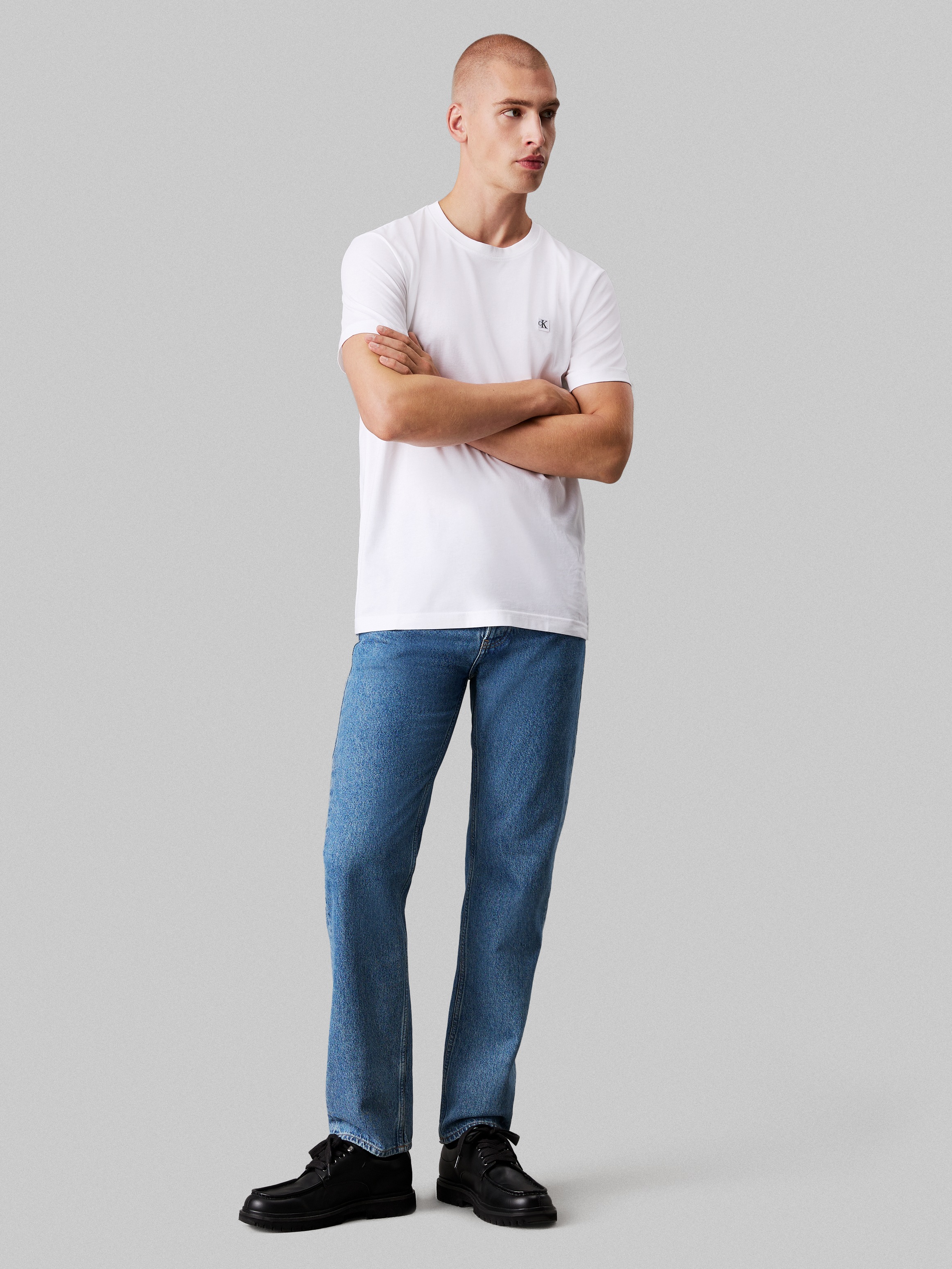 Calvin Klein Jeans T-Shirt »CK EMBRO BADGE TEE«, mit Logopatch