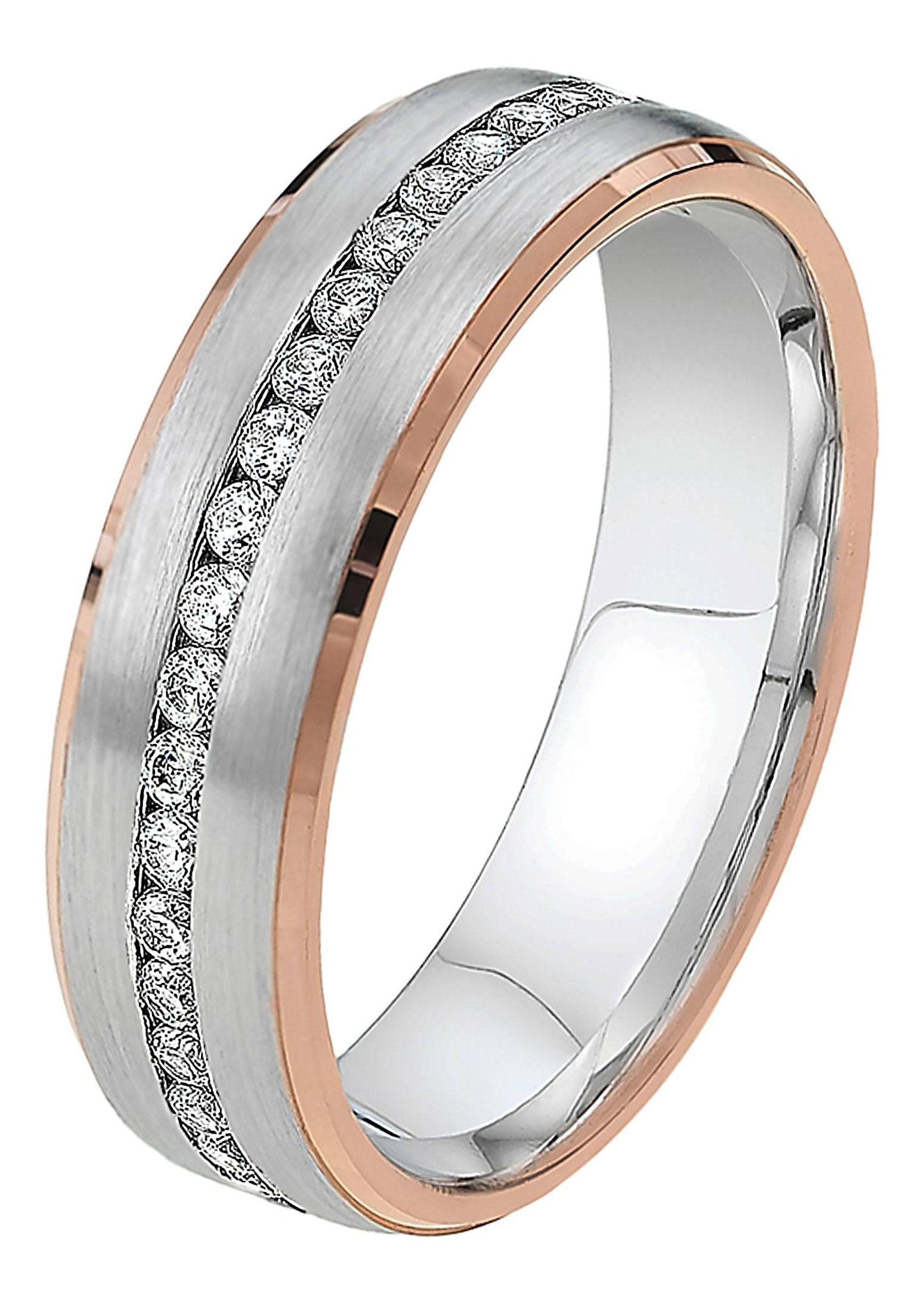 DOOSTI Trauring »Schmuck Geschenk Silber 925 Trauring Ehering Partnerring  LIEBE«, Made in Germany, mit o. ohne Zirkonia für kaufen | BAUR