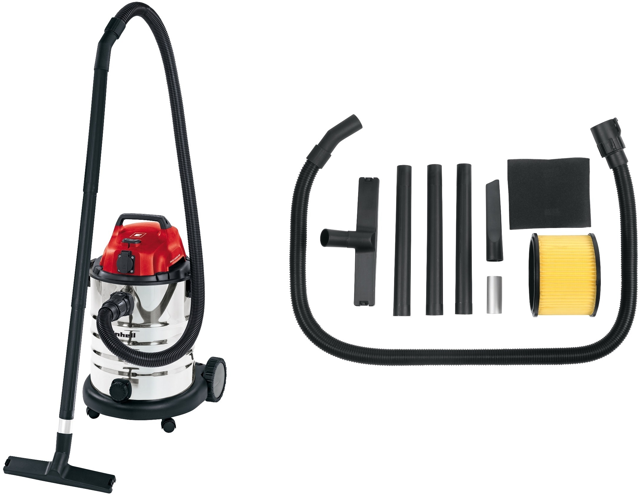 Einhell Nass-Trocken-Sauger "TH-VC 1930 SA" integrierte Gerätesteckdose mit günstig online kaufen