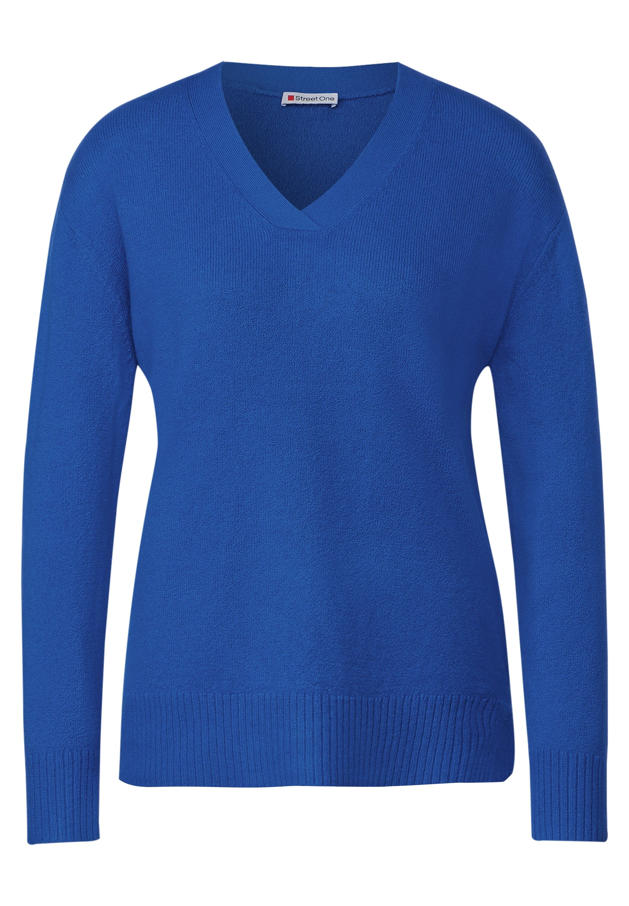 STREET ONE Strickpullover, mit längerem Rückenteil