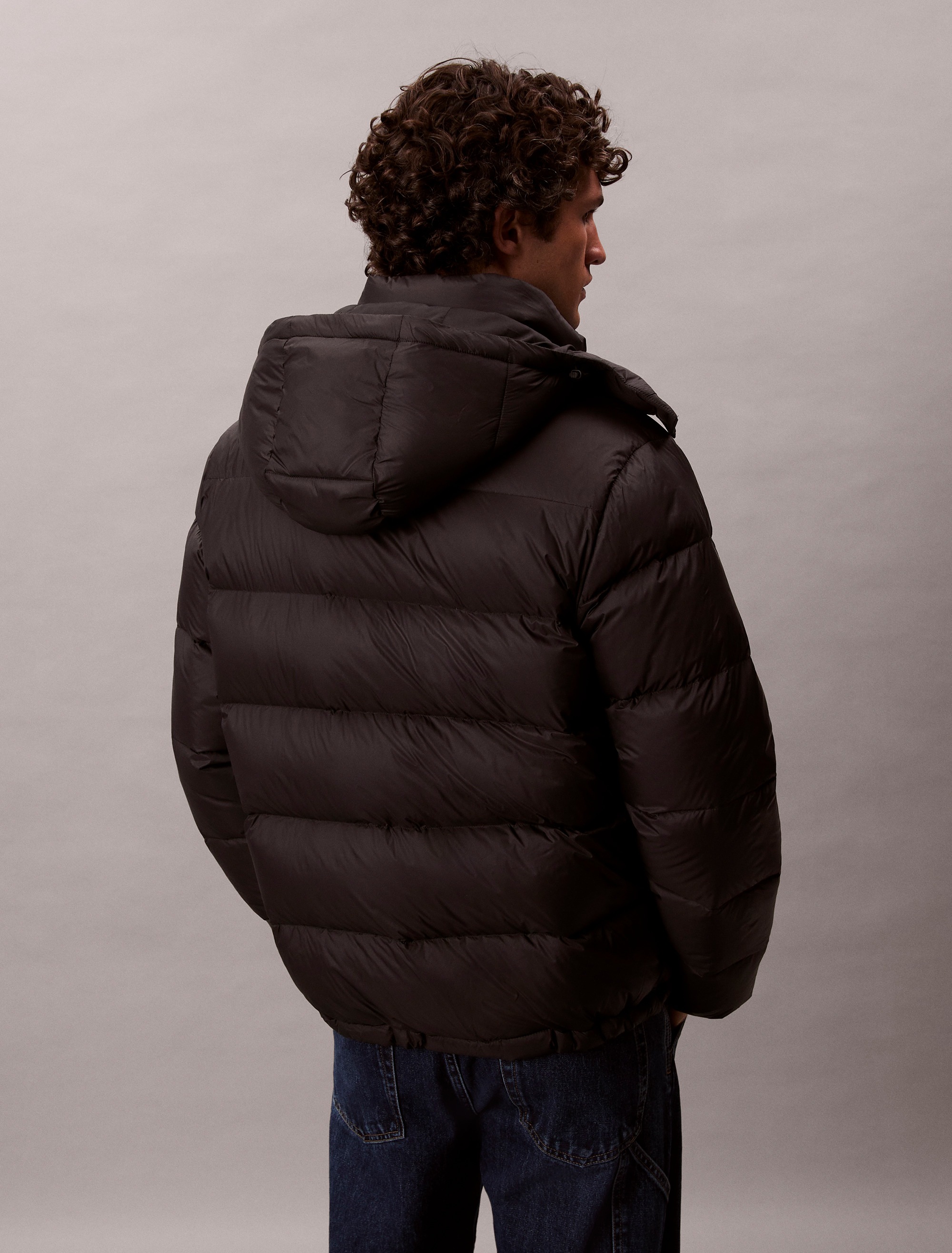 Calvin Klein Jeans Steppmantel "LS NYLN ZP OFF HD DW", Mit Rundhalsausschni günstig online kaufen