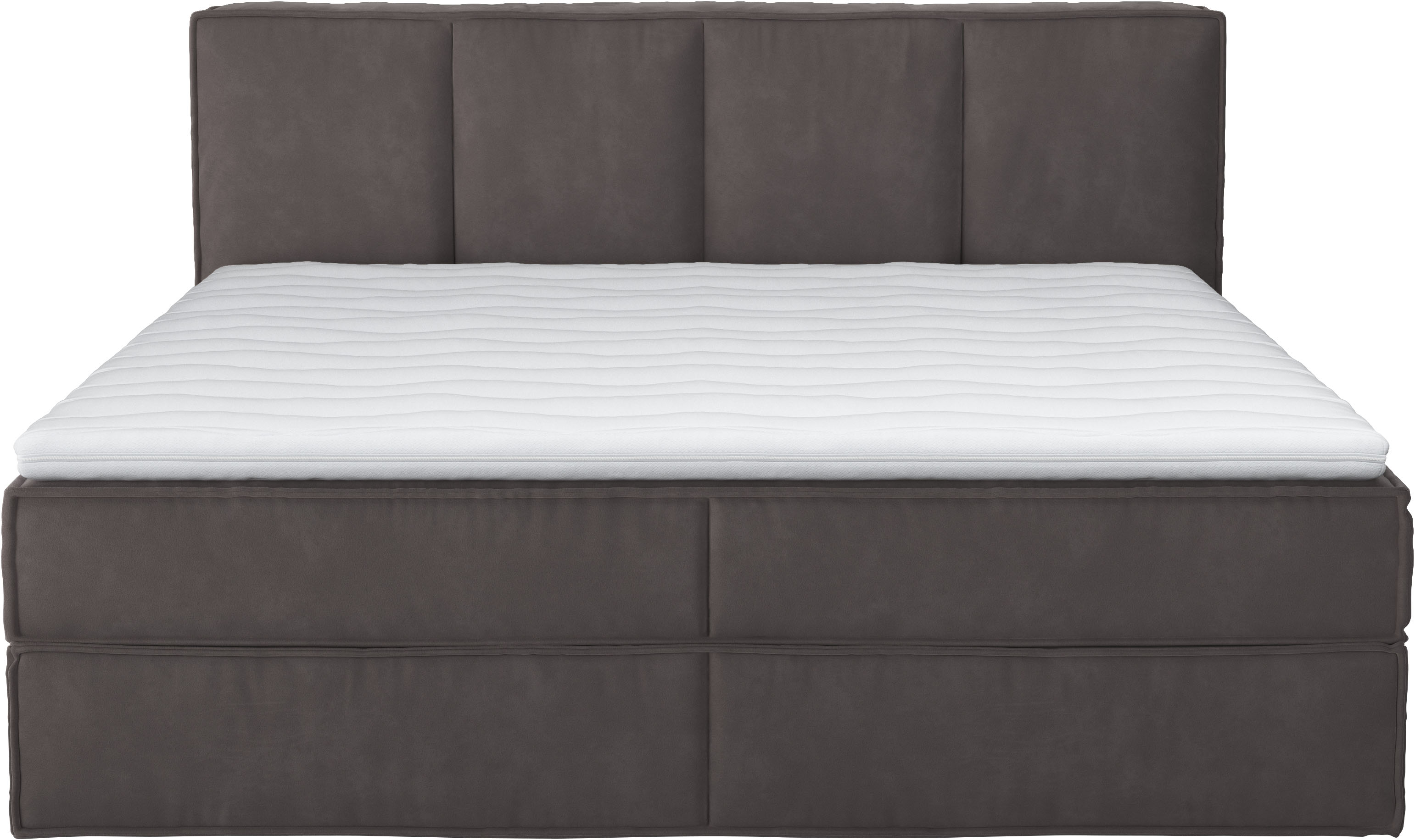 Thumbnail - Home affaire Boxspringbett "Milano", Boxbett inkl. Topper, 2 Matratzen, Härtegrade H2, H3 und H4 wählbar