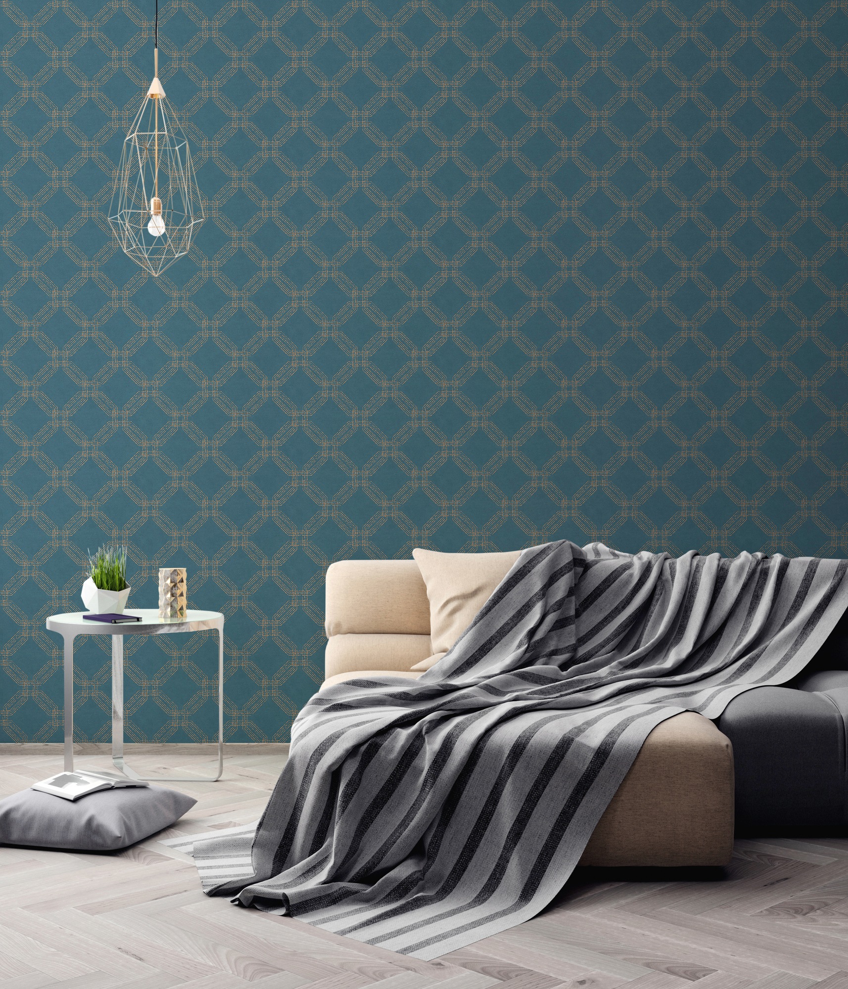 A.S. Création Vliestapete »Pop Style«, gemustert-Motiv-abstrakt, Moderne Tapete Geometrisch Tapeten Wohnzimmer Schlafzimmer Küche Flur