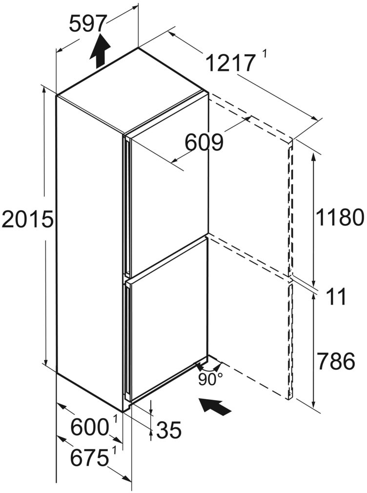 Liebherr Kühl-/Gefrierkombination »CNsdb 5723_994877451«