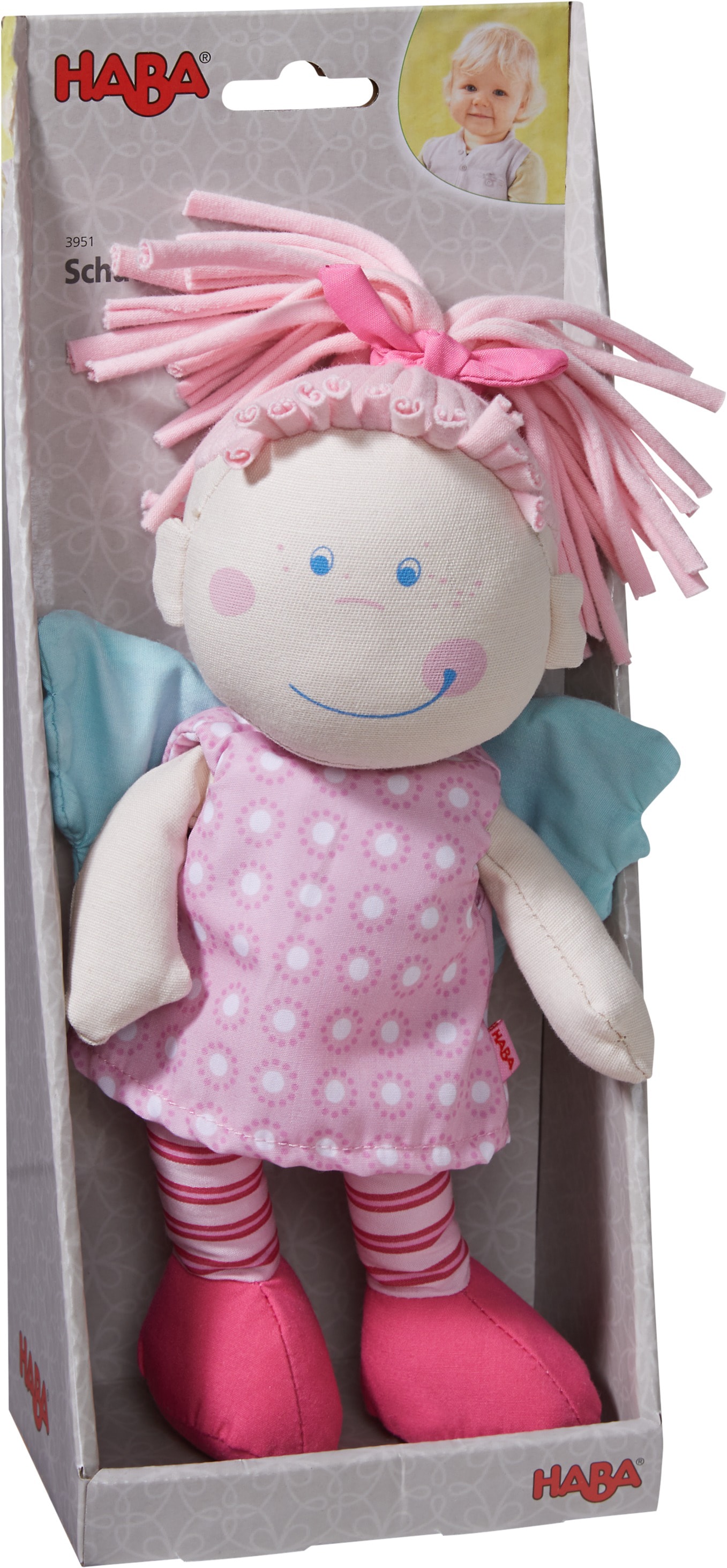 Haba Stoffpuppe »Tine der kleine Schutzengel«