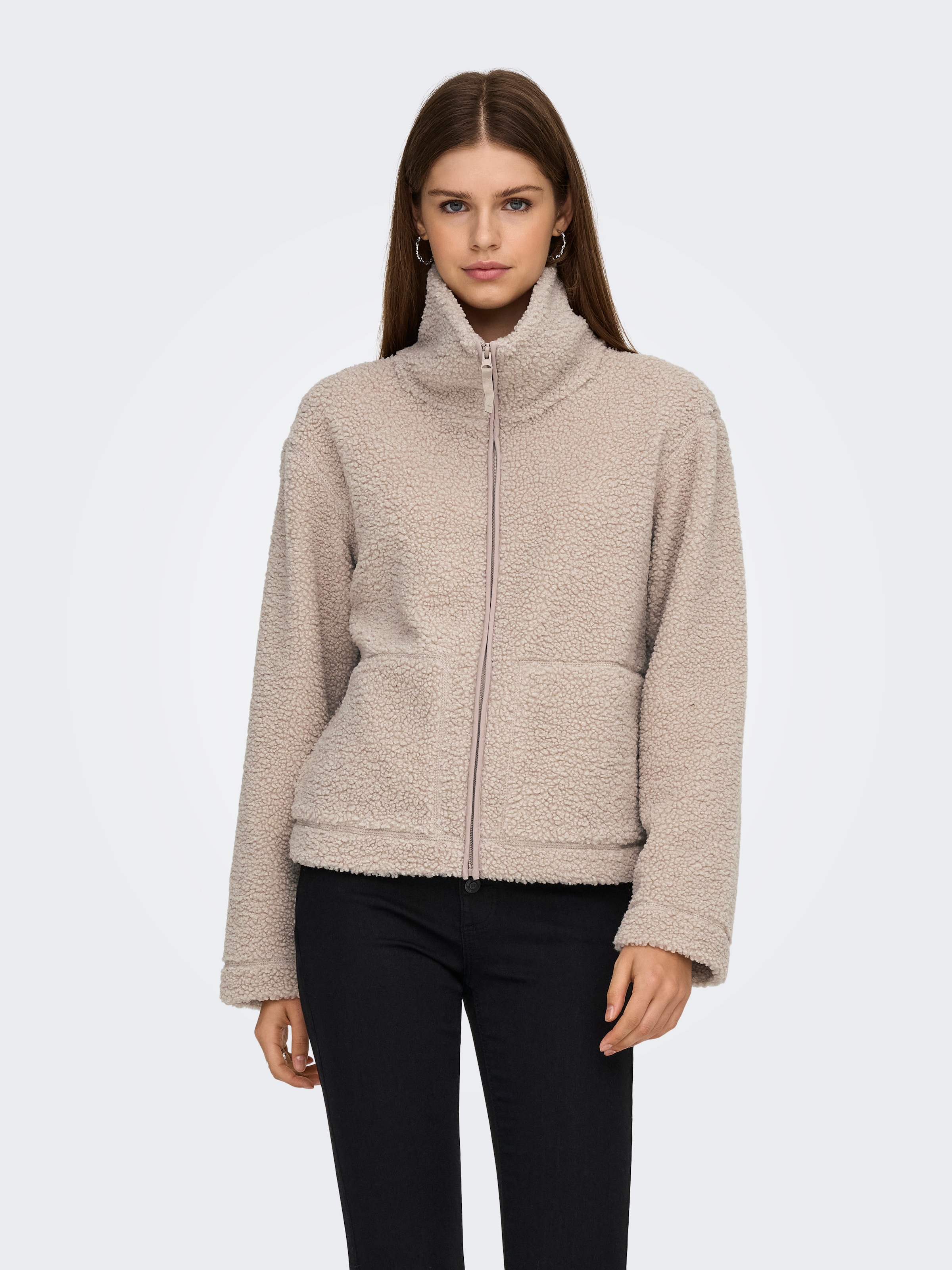 ONLY Plüschjacke "ONLMEGAN TEDDY JACKET CS OTW" ohne Kapuze günstig online kaufen