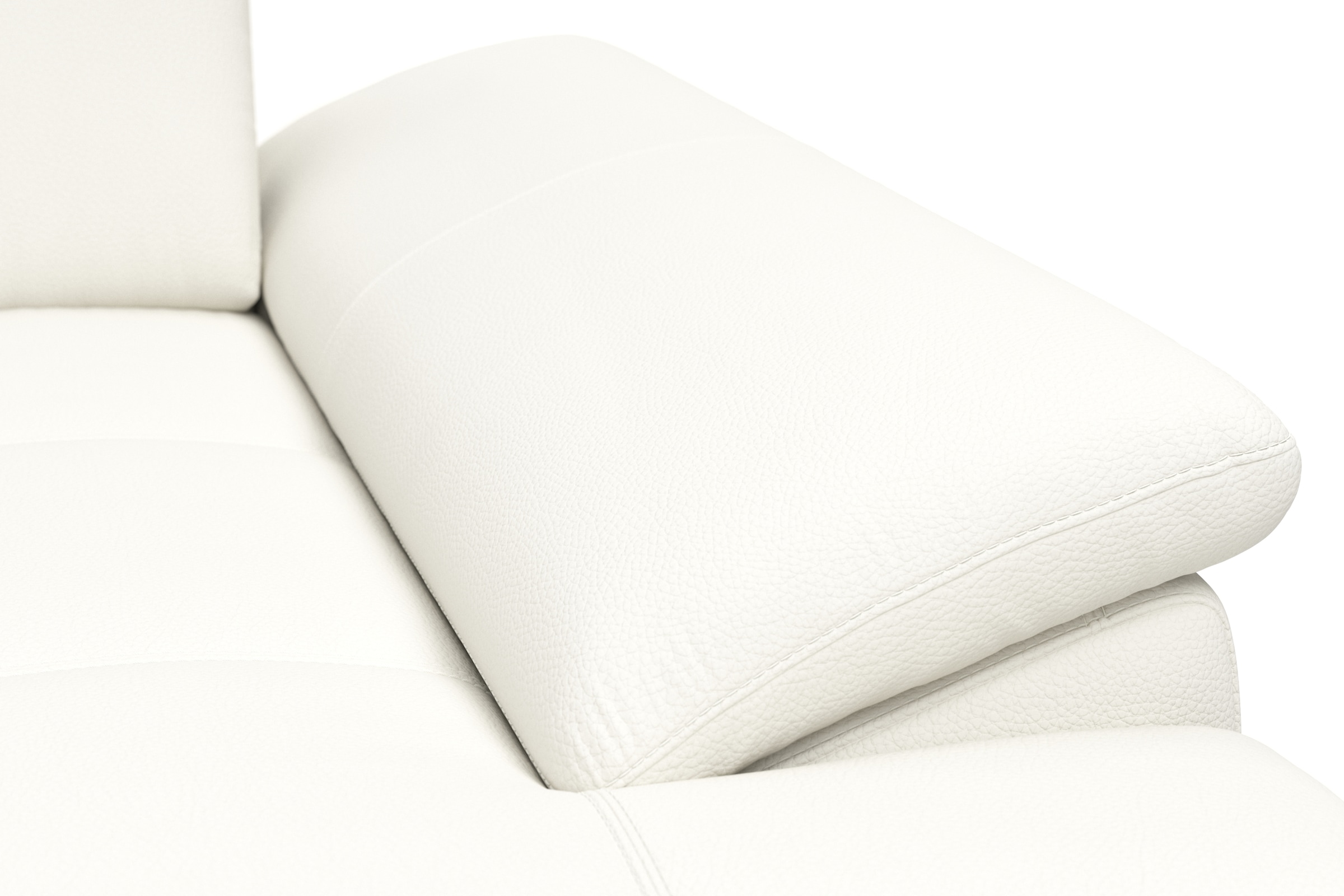 Places of Style Wohnlandschaft »Costello U-Form, mit Sitztiefenverstellung, Armteilverstellung und«, 3 Nierenkissen, optional Bettfunktion und Bettkasten