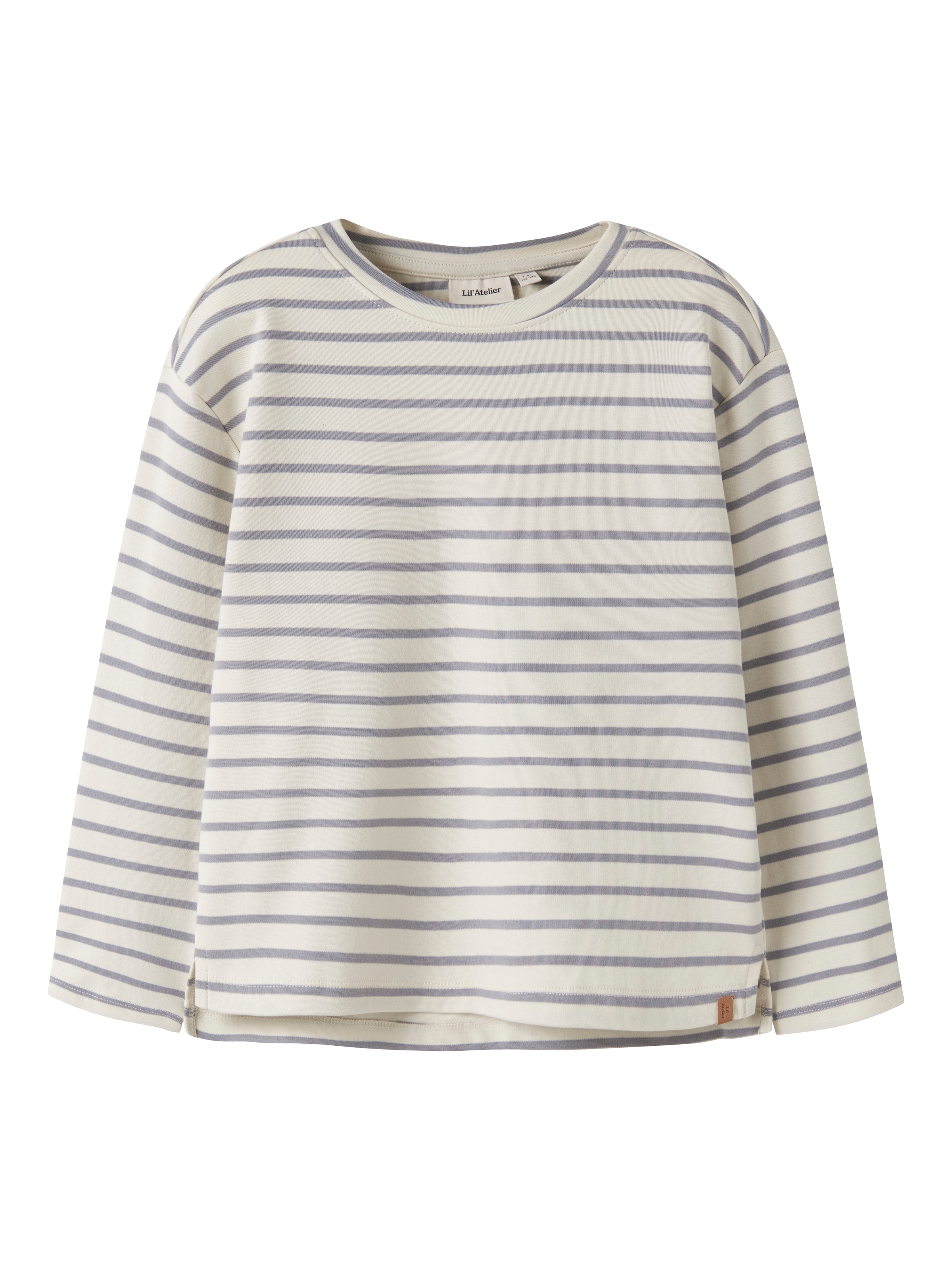 Lil' Atelier Langarmshirt »NMMLIMIA LS LOOSE TOP LIL NOOS« weiche Jersey Qualität, reine Baumwolle