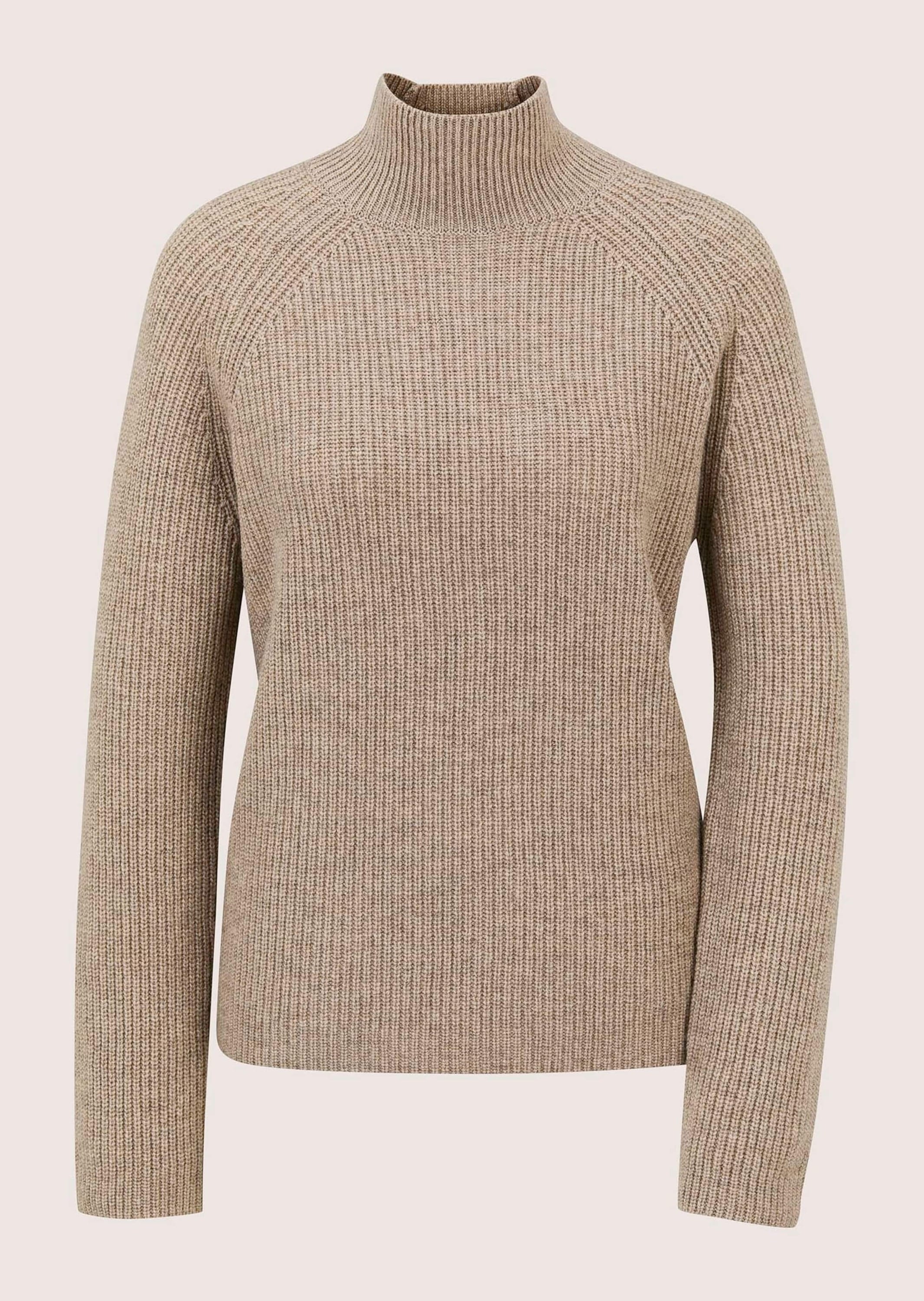 MADELEINE Longpullover "Pullover Zeitloser Pullover mit Stehkragen"