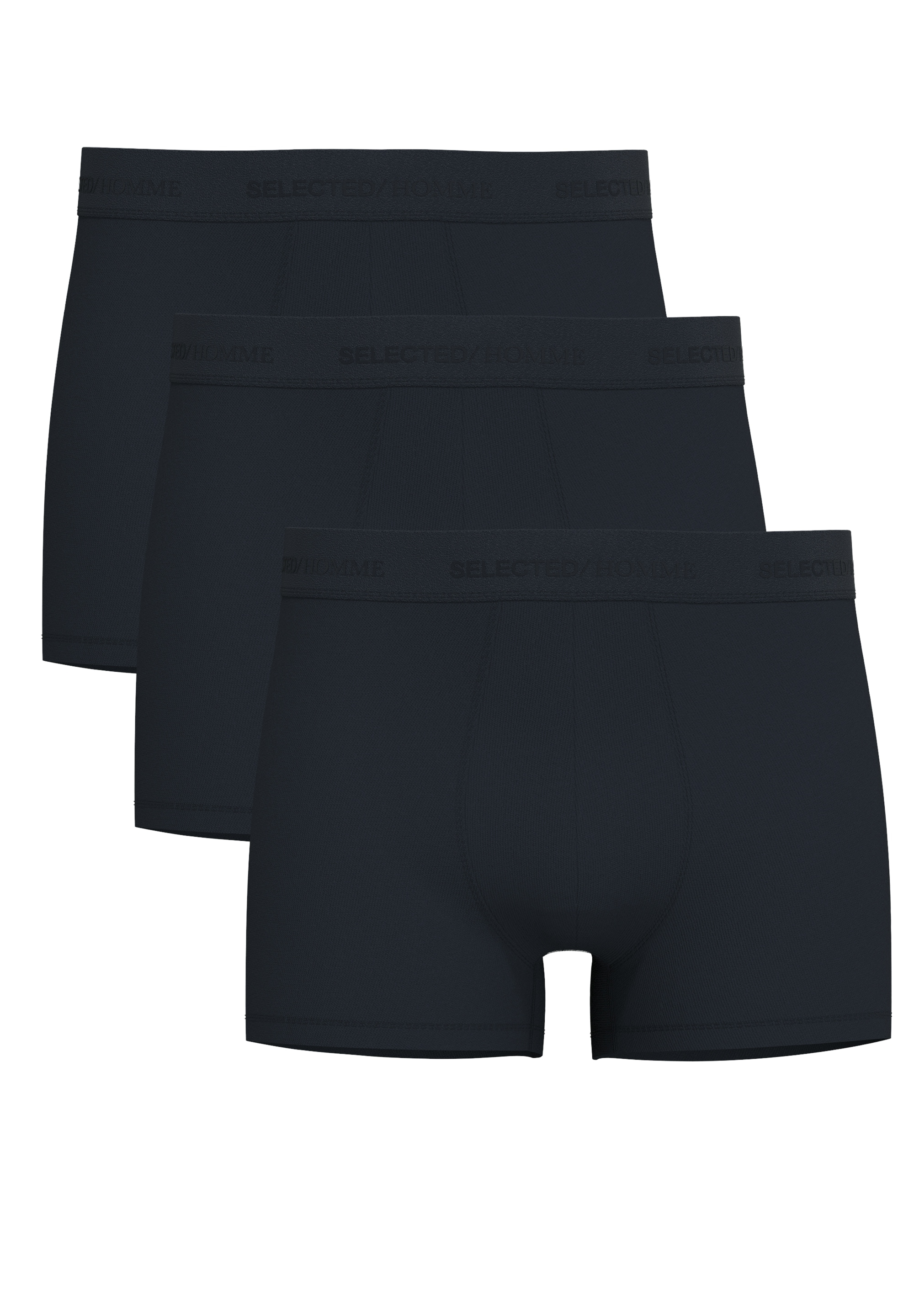 SELECTED HOMME Boxershorts "SLHLIAM 3-PACK TRUNK NOOS", (Packung)