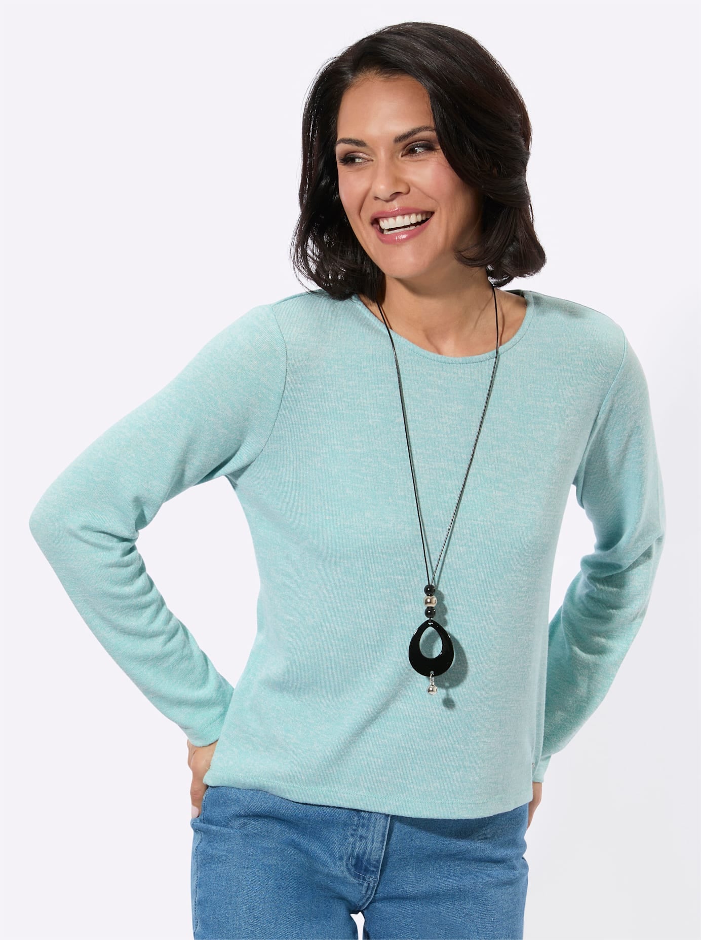 Casual Looks Langarmshirt "Rundhals-Shirt" 1