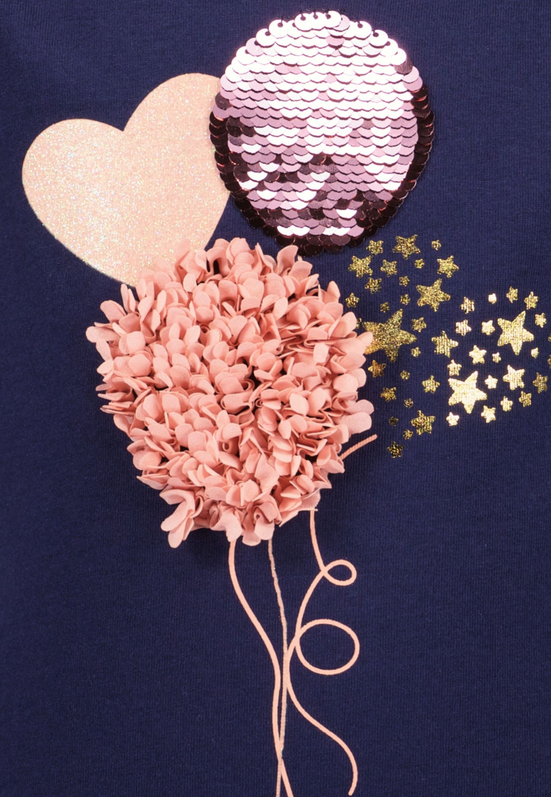 Thumbnail - Blue Seven T-Shirt "Blue Seven Mädchen T-Shirt kurzarm mit Herzen"