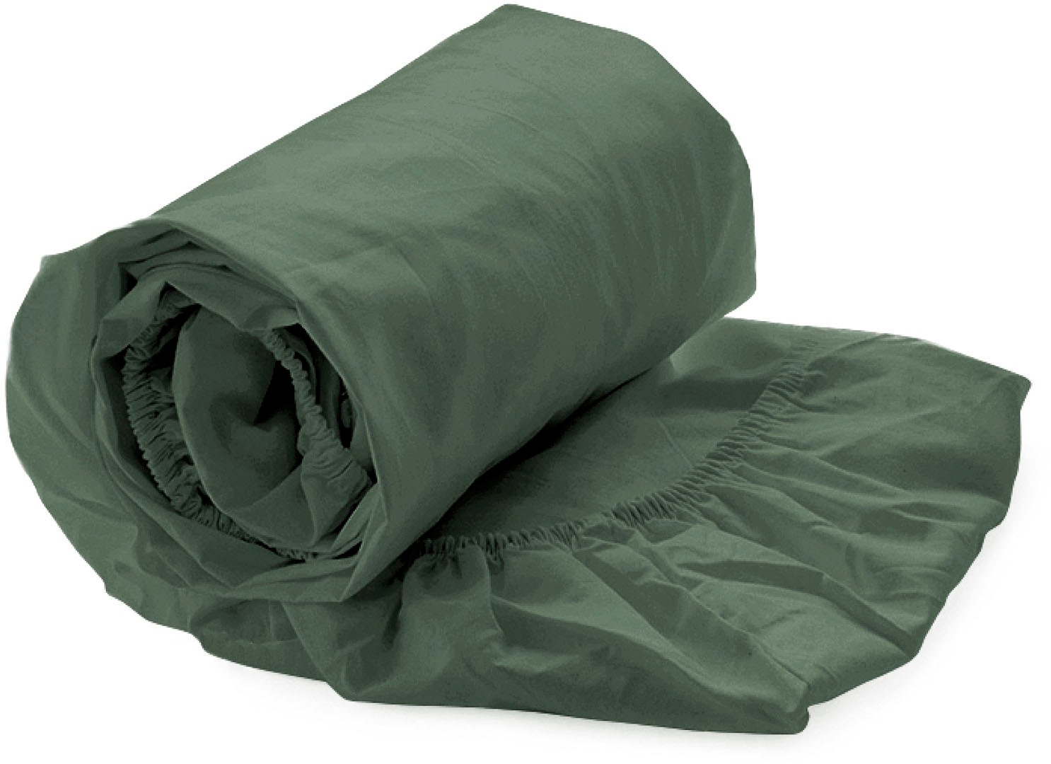 Heckett & Lane Spannbettlaken »Elementi«, Laken aus 100% Baumwolle, hochwertiges Mako-Satin, Betttuch ab 90x200