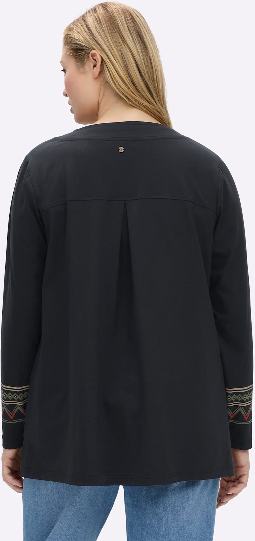 Sheego Langarmshirt "Shirt", (1 tlg.) günstig online kaufen