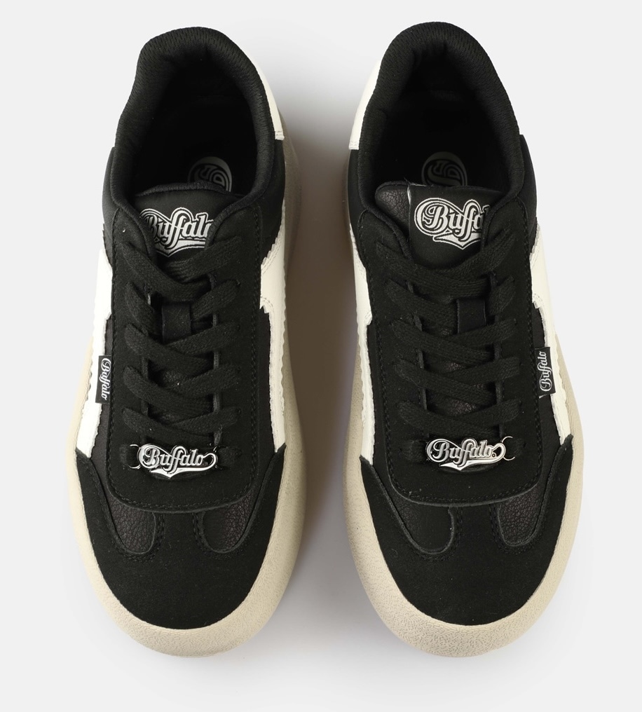 Buffalo Plateausneaker »CAJO«, Schnürschuh, Halbschuh, Retro-Sneaker, Freizeitschuh zum Schnüren
