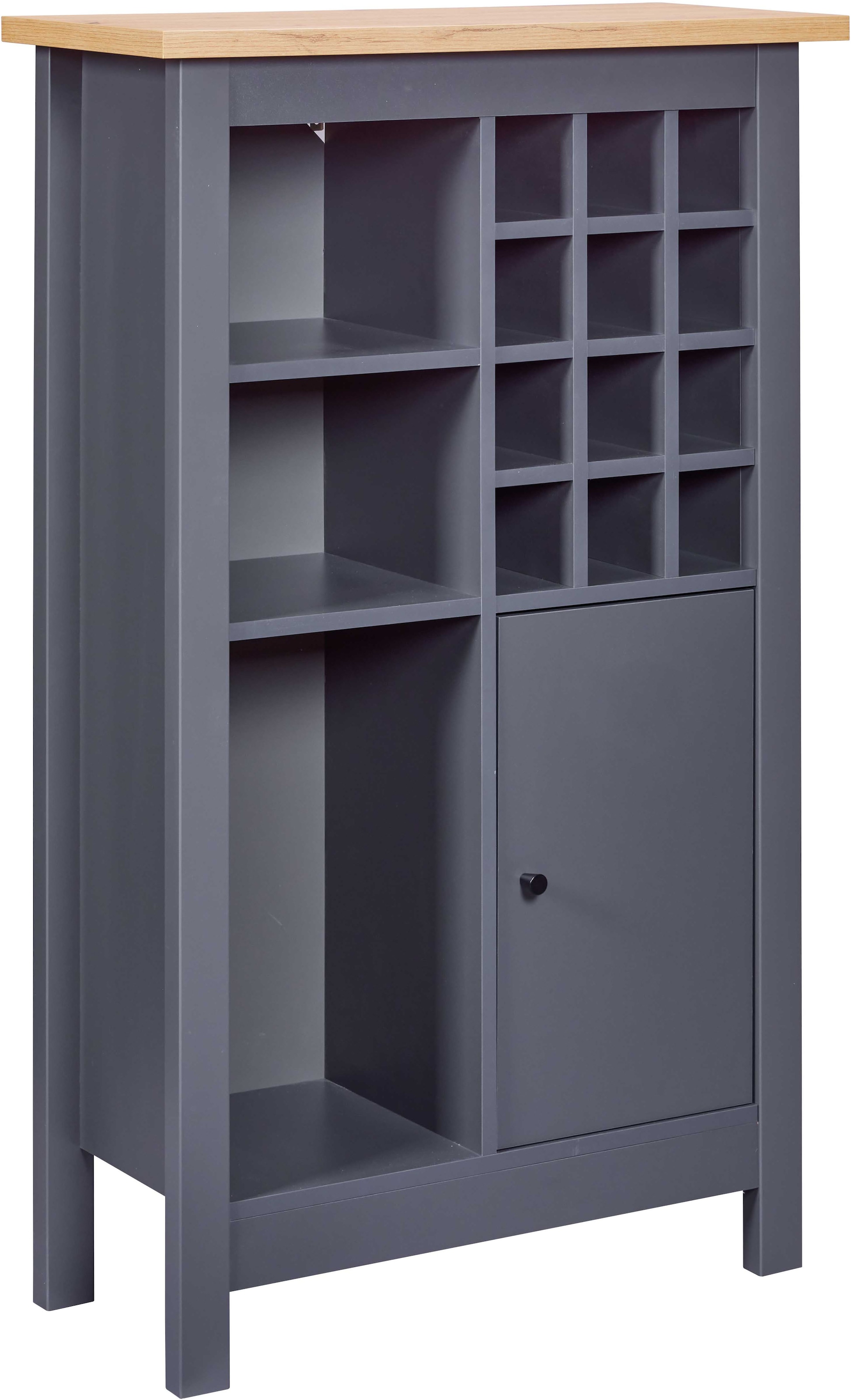 Inter Link Highboard "Nellina" 1 Stk. tlg. Weinschrank, BxTxH: ca. 76,8 x 3 günstig online kaufen