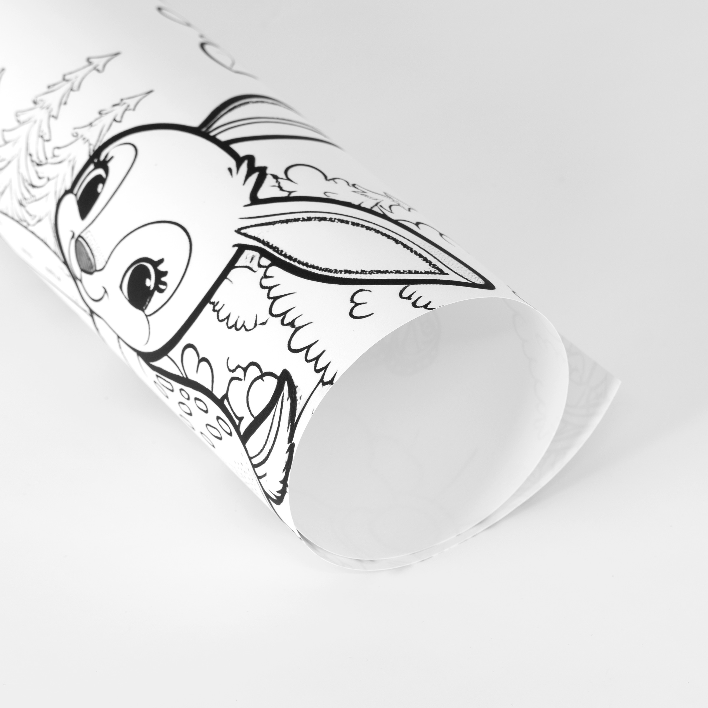 Thumbnail - queence Wandsticker "Einhorn am Himmel" DIY-Wandsticker zum Bemalen