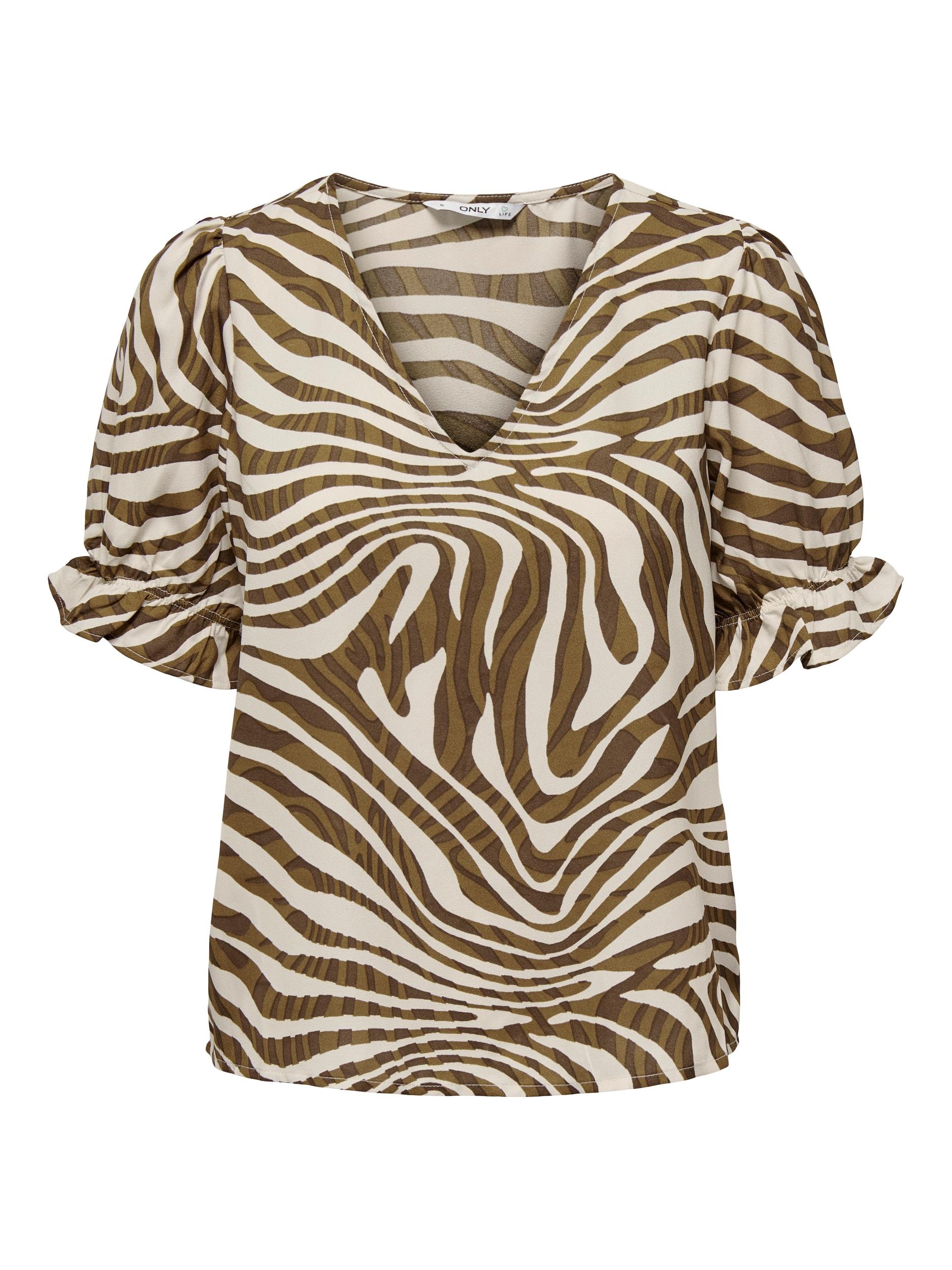 ONLY Palaidinė »ONLCHICAGO LIFE S/S FRILL M...