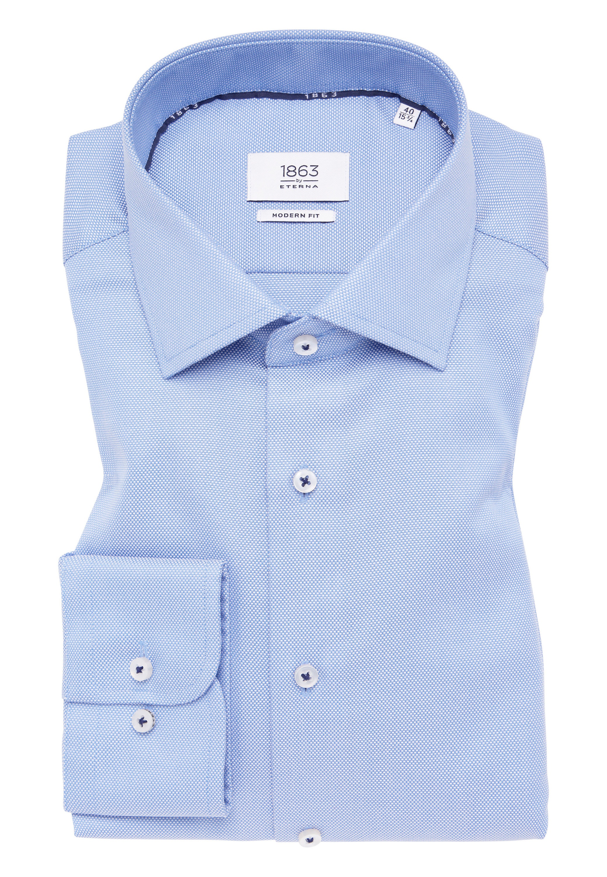 Eterna Langarmhemd »MODERN FIT« NON IRON (bügelfrei)