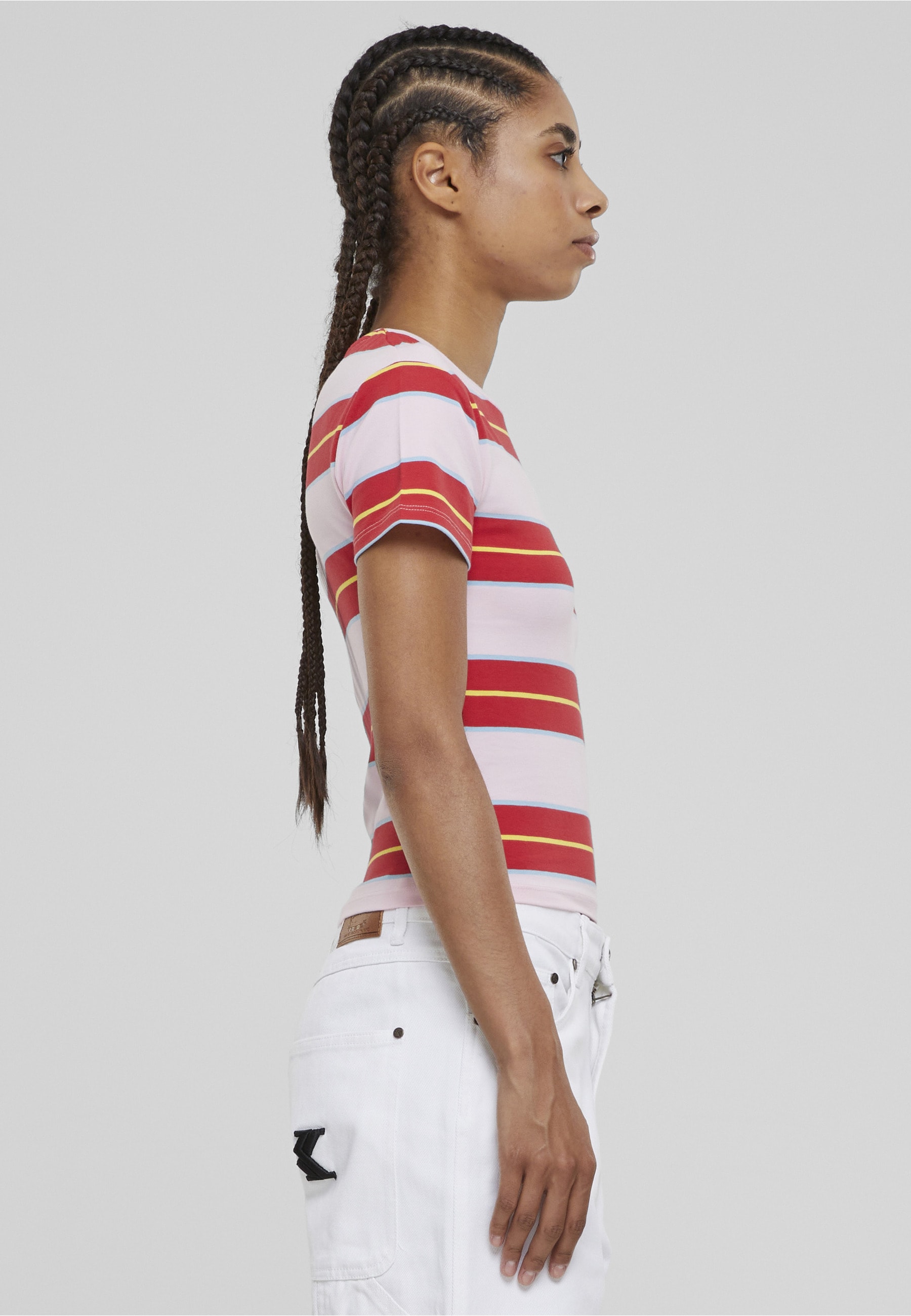 Karl Kani T-Shirt »Karl Kani Damen KW213-040-1 KK Small Signature Stripe Tee« 1 Stk.