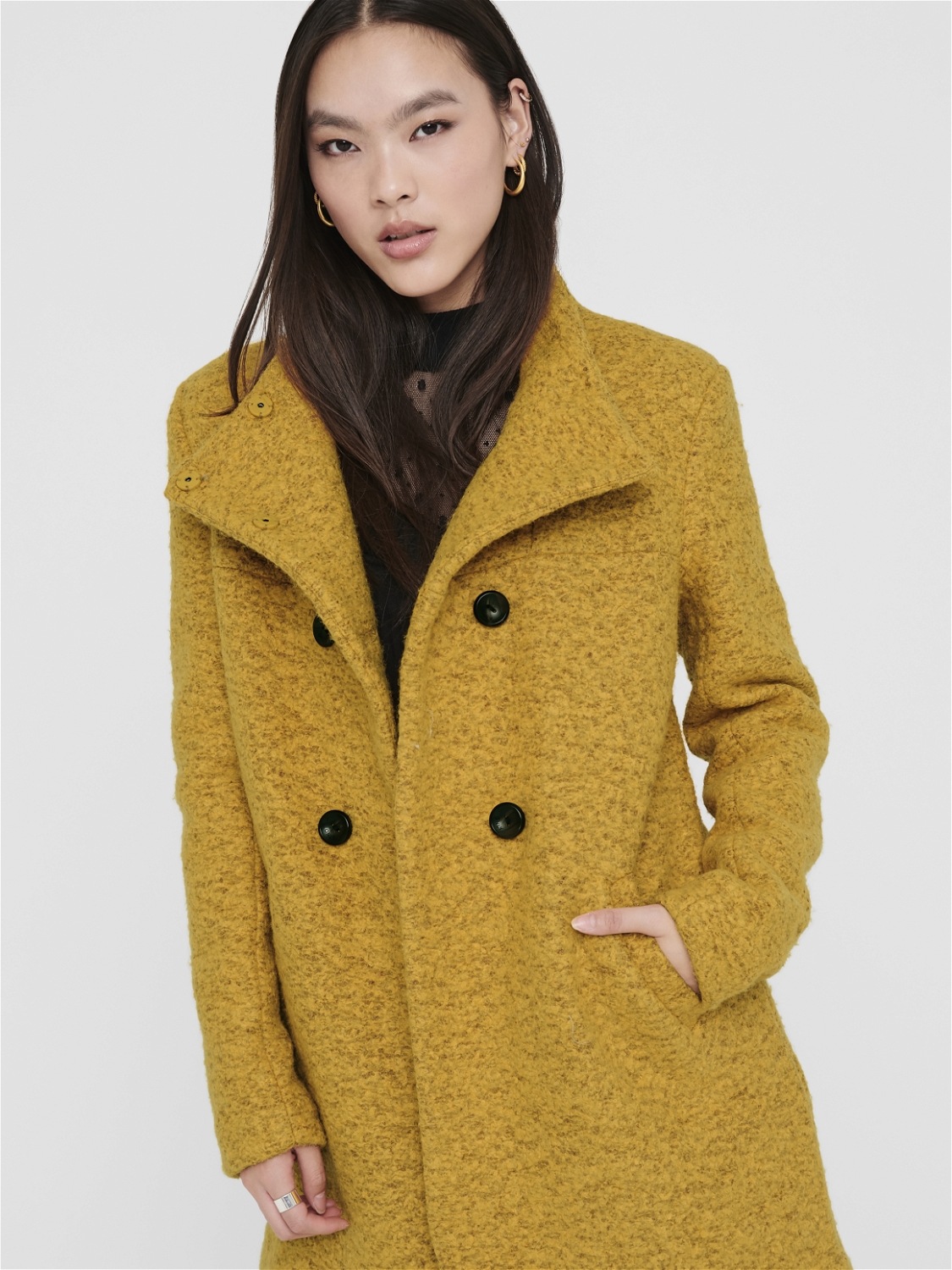 ONLY Langjacke "ONLNEWSOPHIA WOOL COAT OTW CC", mit Wolle günstig online kaufen