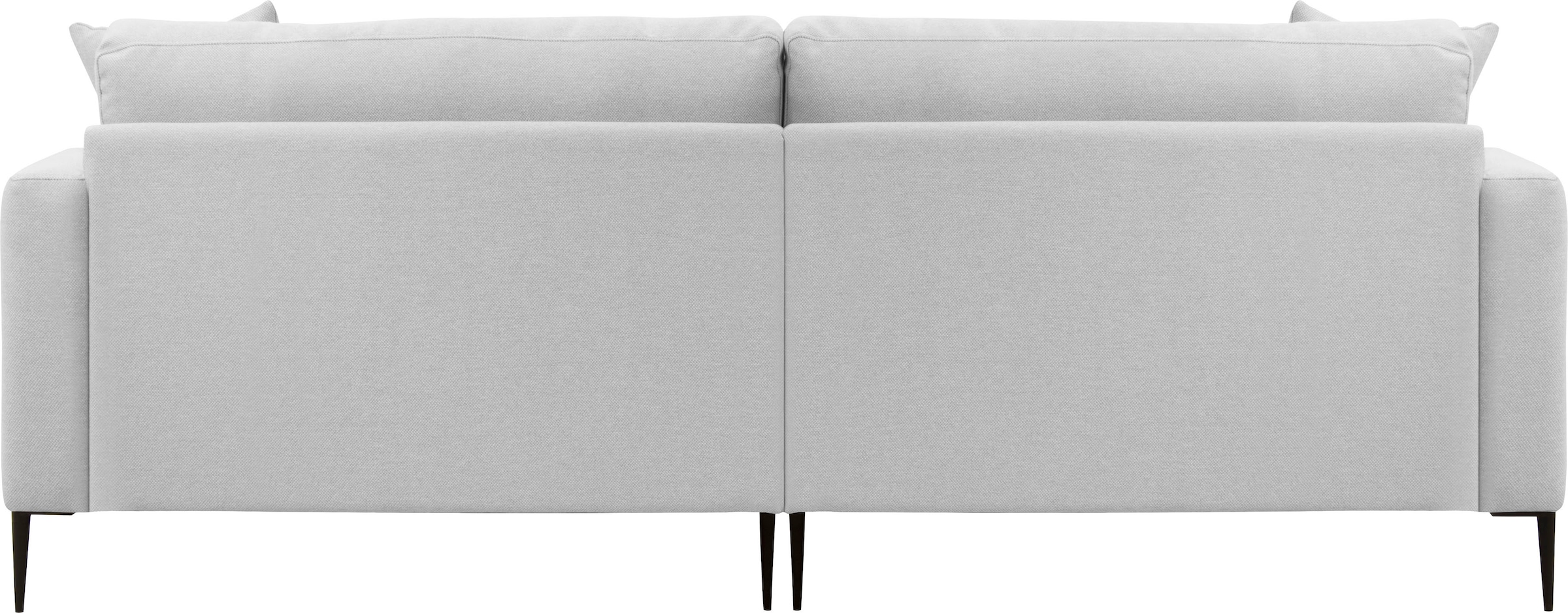 Leonique 2-Sitzer »Cozy elegantes Designsofa, Maße B/T/H: 151/97/80 cm«, mit losen Kissen und Metallbeinen