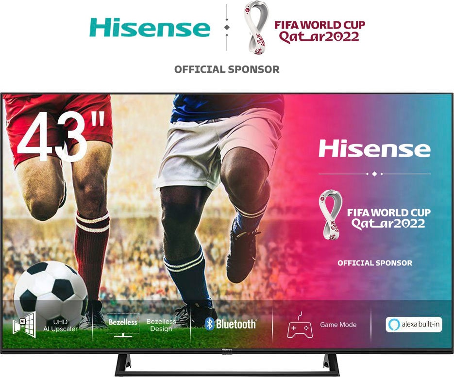 Hisense LED-Fernseher »43AE7200F«, 108 cm/43 Zoll, 4K Ultra HD, Smart-TV |  BAUR