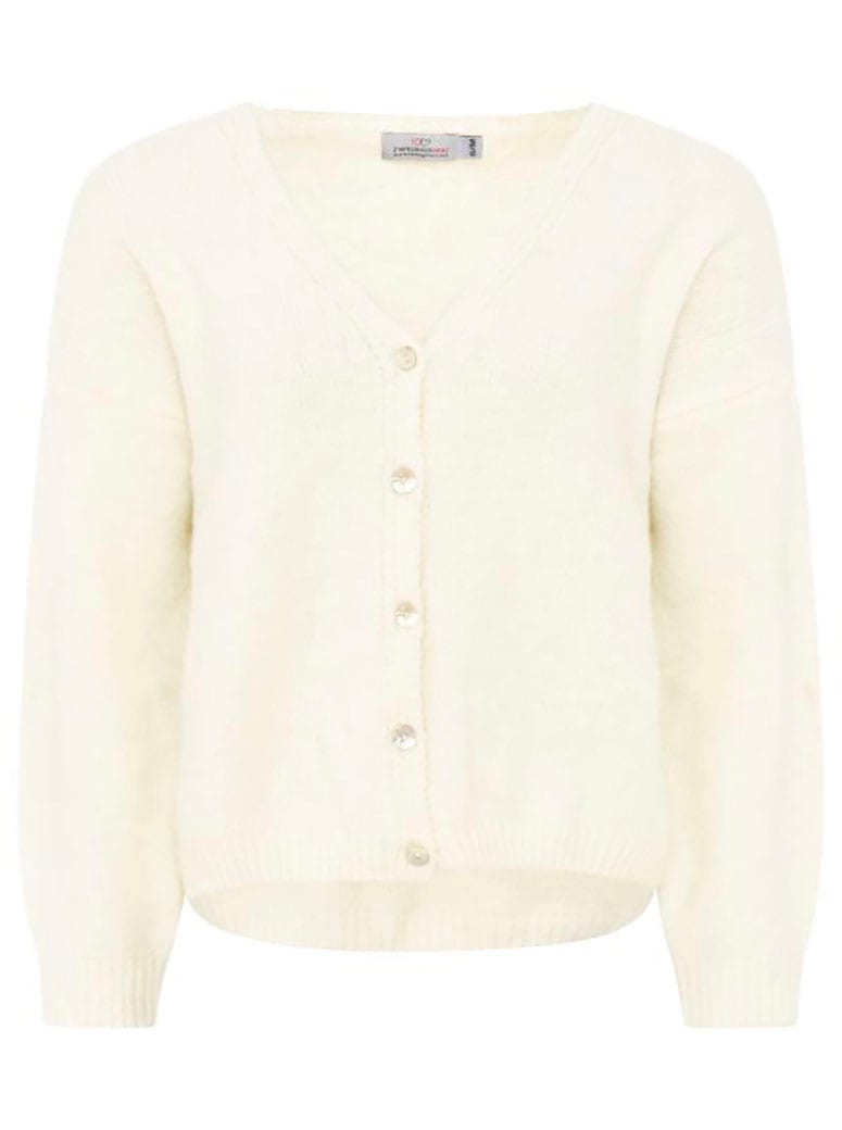 Zwillingsherz Strickjacke »"Knöpfe"« kuschelig, mit kleinen Knöpfen und Wollanteil