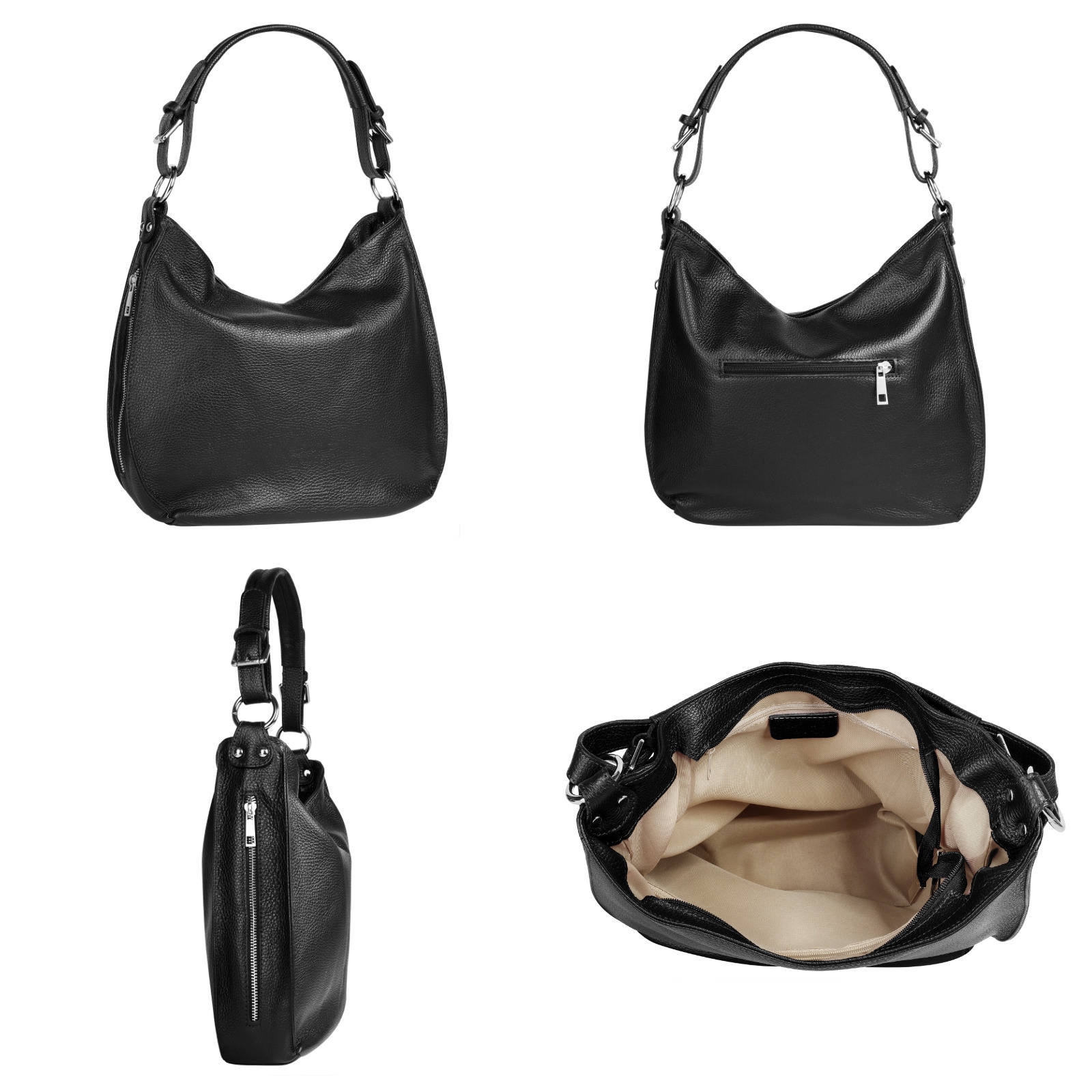 Samantha Look Shopper, echt Leder, Made in Italy