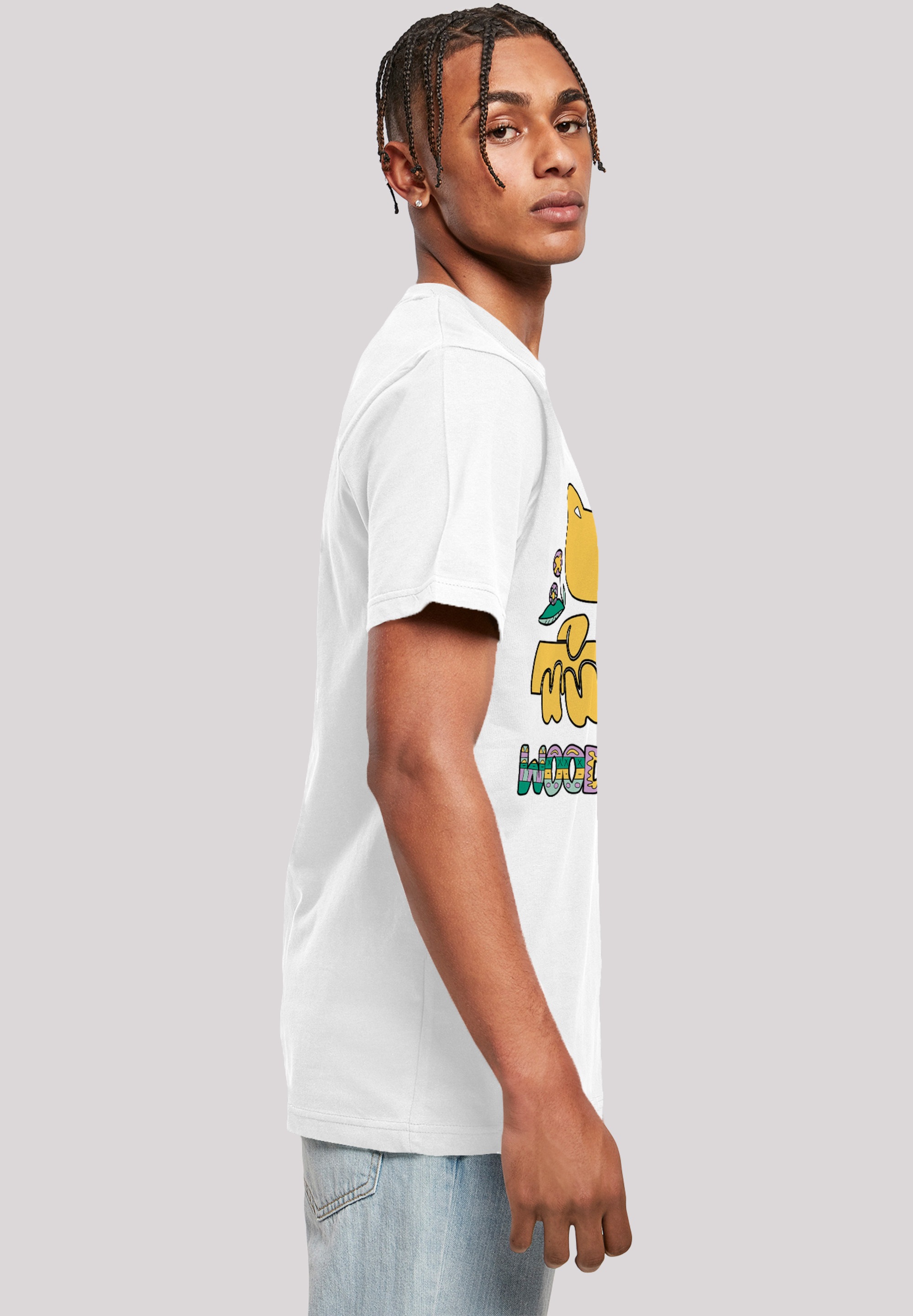 F4NT4STIC T-Shirt »Woodstock Artwork«, Herren,Premium Merch,Regular-Fit,Basic,Bandshirt