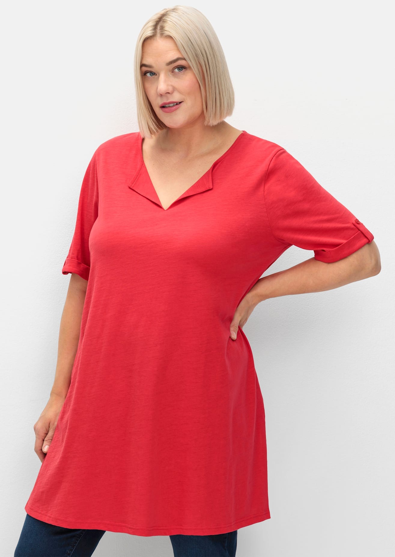 Sheego Longshirt "Longshirt", (1 tlg.) günstig online kaufen