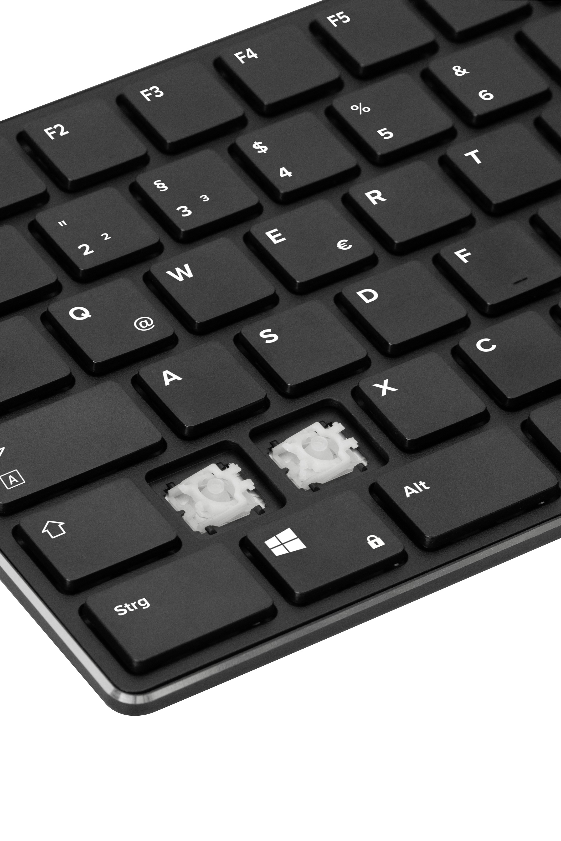 Speedlink Tastatur »RIVA Slim Metal Scissor Keyboard«, DE Layout | BAUR