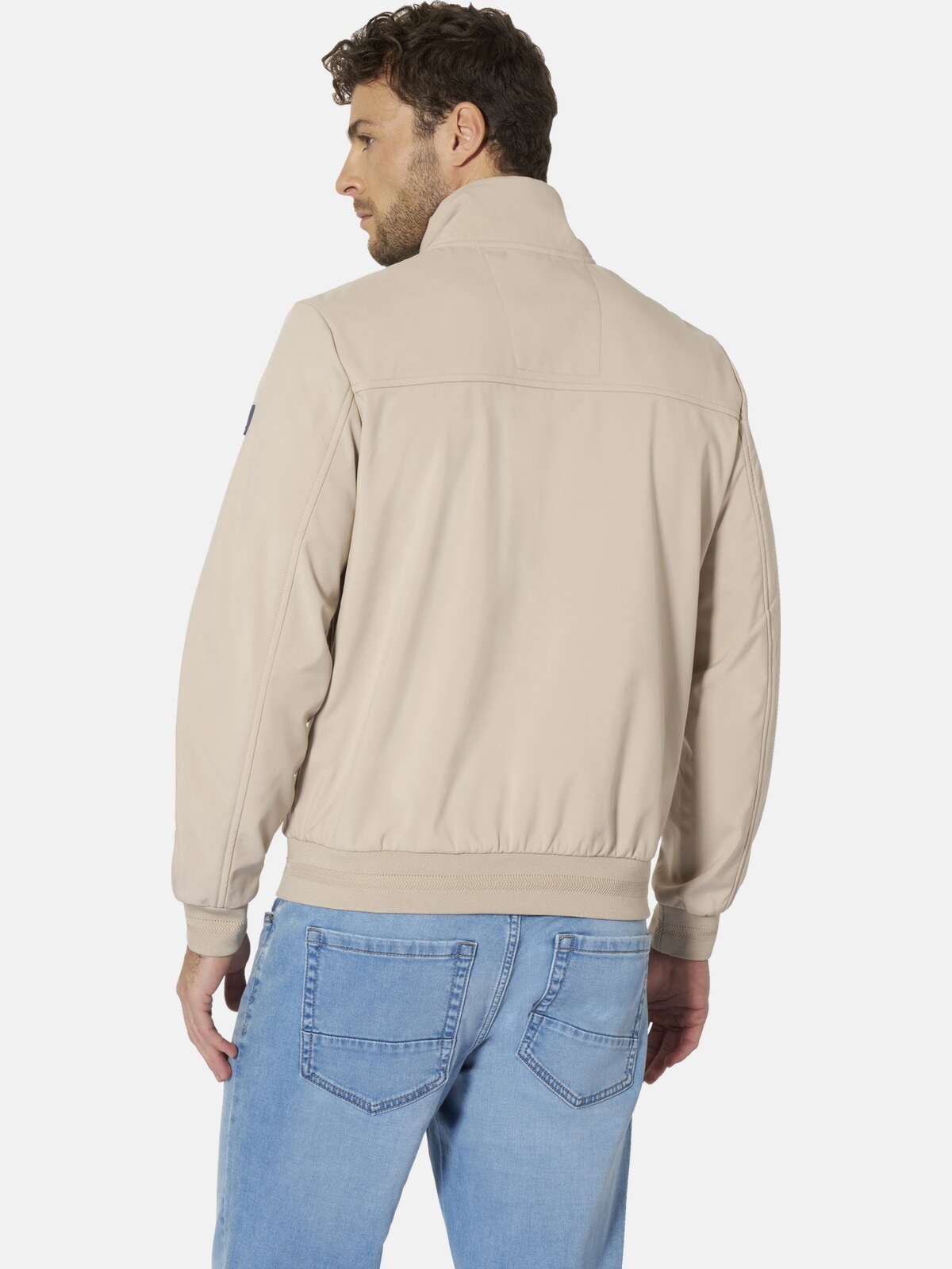 Softshelljacke BABISTA "Softshelljacke BELLAROSI", Herren, Gr. 64, beige, Obermaterial: 94% Polyester COOLMAX PES(Coolmax). 6% Elasthan EL., Jacken Softshelljacke 3