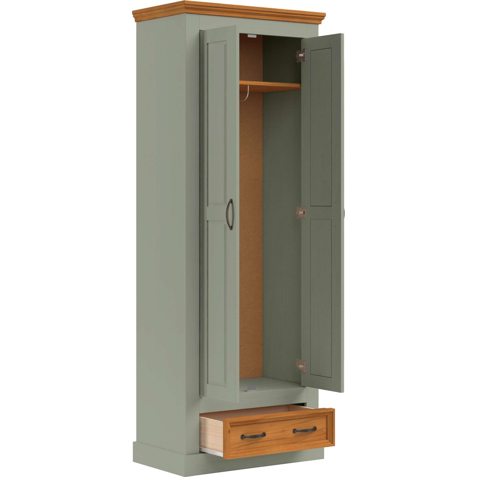Home affaire Garderobenschrank »Selma«, mit 1 Boden und Ausziehkleiderstange, Breite 70 cm