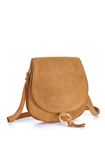LASCANA Umhängetasche, Handtasche aus Leder mit goldfarbenem Zierring kaufen