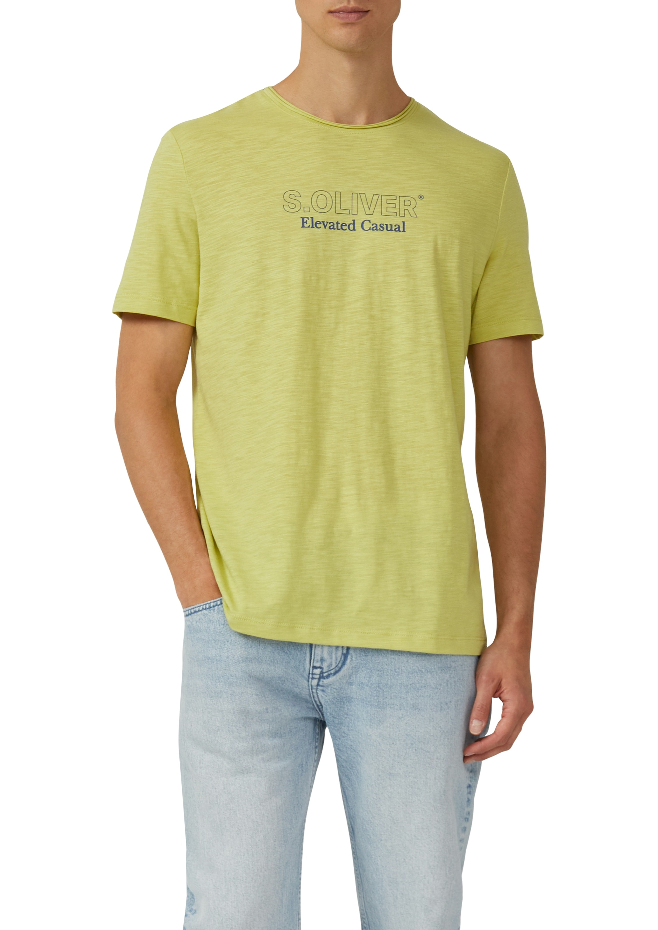 s.Oliver T-Shirt, mit Frontprint günstig online kaufen