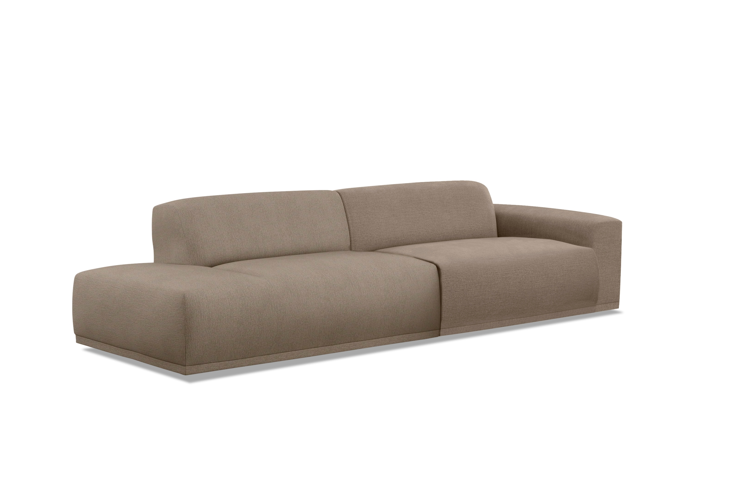 TRENDMANUFAKTUR Big-Sofa »Braga, mit hochwertigem Kaltschaum, Megasofa, in Cord erhältlich«, modernes Big-Sofa, Couch mit hohem Sitzkomfort, 277/72/107 cm (B/H/T)