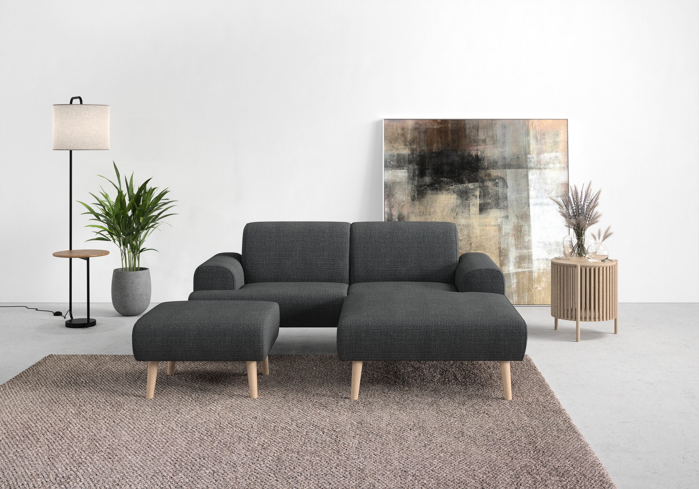 andas Ecksofa »Swift L-Form«, Federkern-Polsterung, B/T/H: 192/83/176 cm