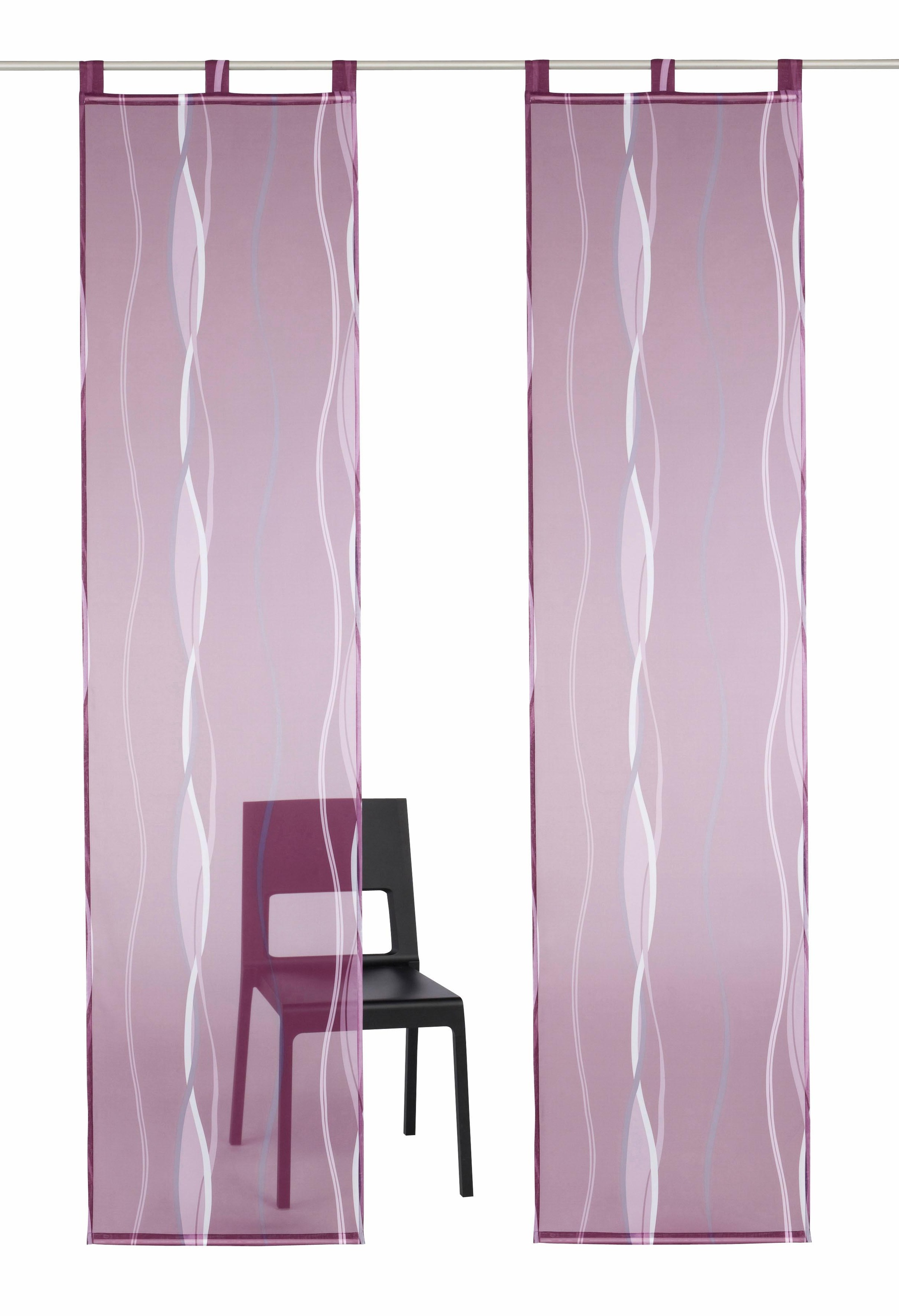 OTTO home Schiebegardine "Dimona" Schlaufen 2 Stk. tlg. 2er-Set, Fertiggard günstig online kaufen