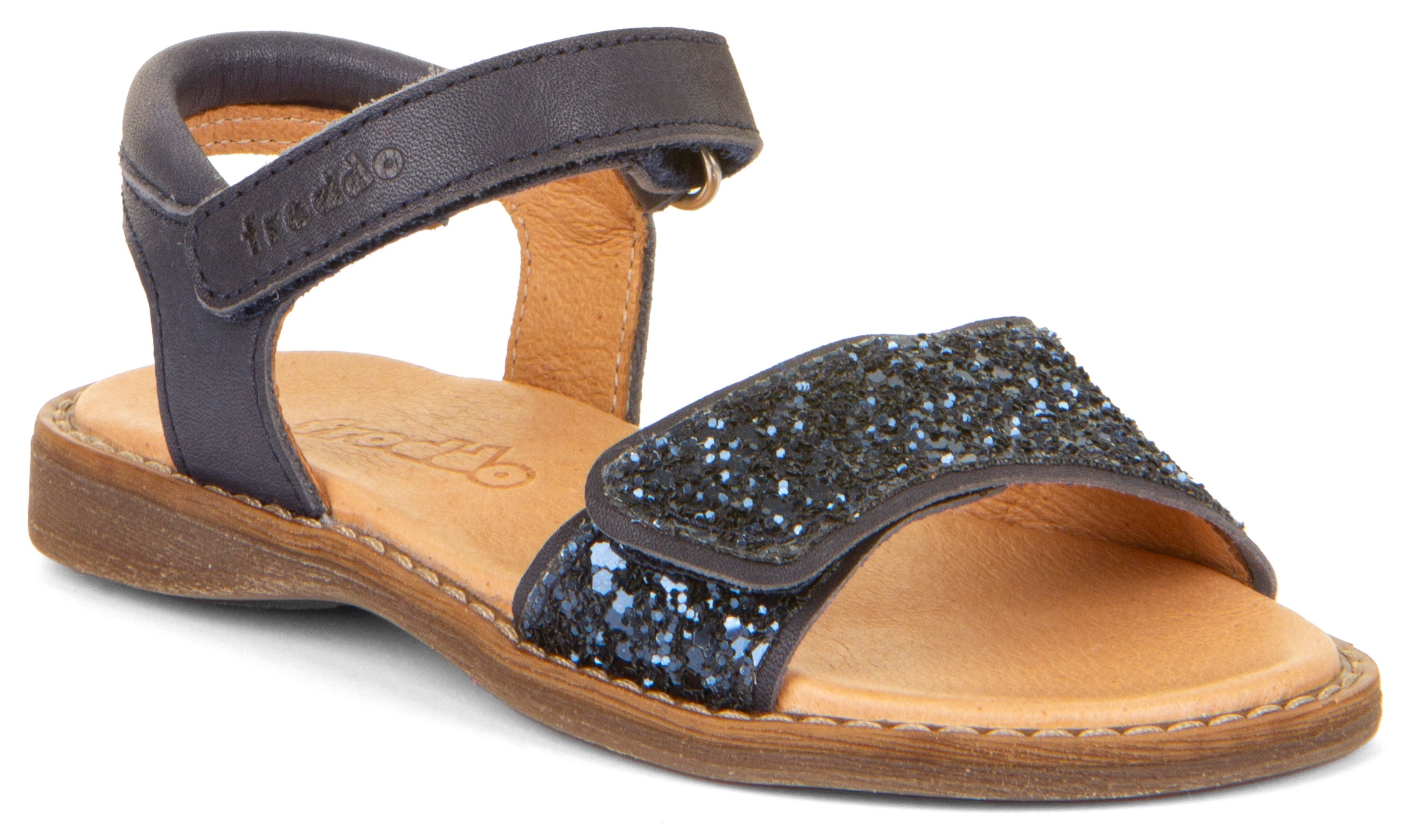 froddo® Sandale »Lore Sparkle«, Sommerschuh, Klettschuh, Sandalette, mit zwei Klettverschlüsse