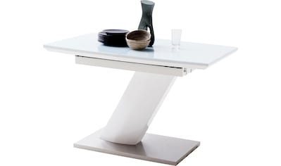 MCA furniture Esstisch »Galina«, Bootsform in weiß mit Synchronauszug vormontiert,... kaufen